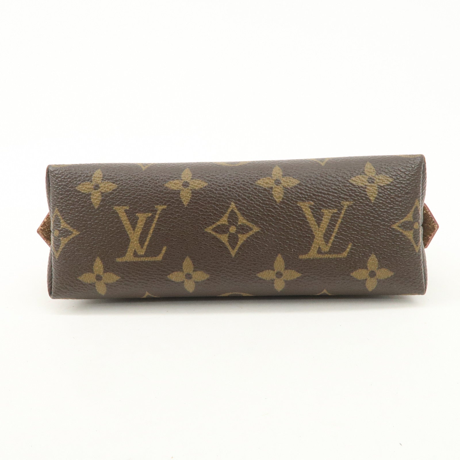 Louis Vuitton Monogram Pochette Cosmetic Pouch Brown M47515