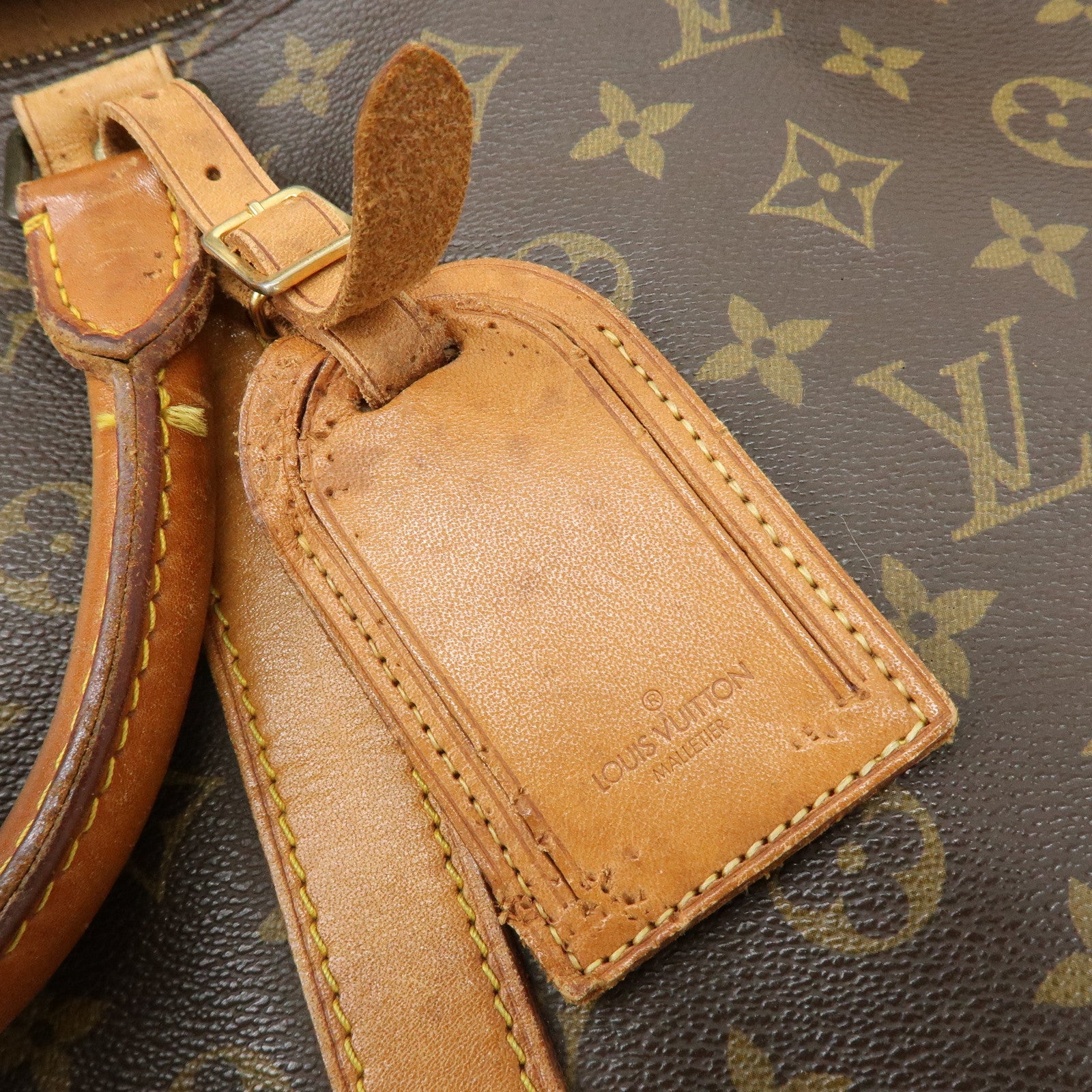 Louis Vuitton Monogram Keep All Bandouliere 55 Boston Bag M41414