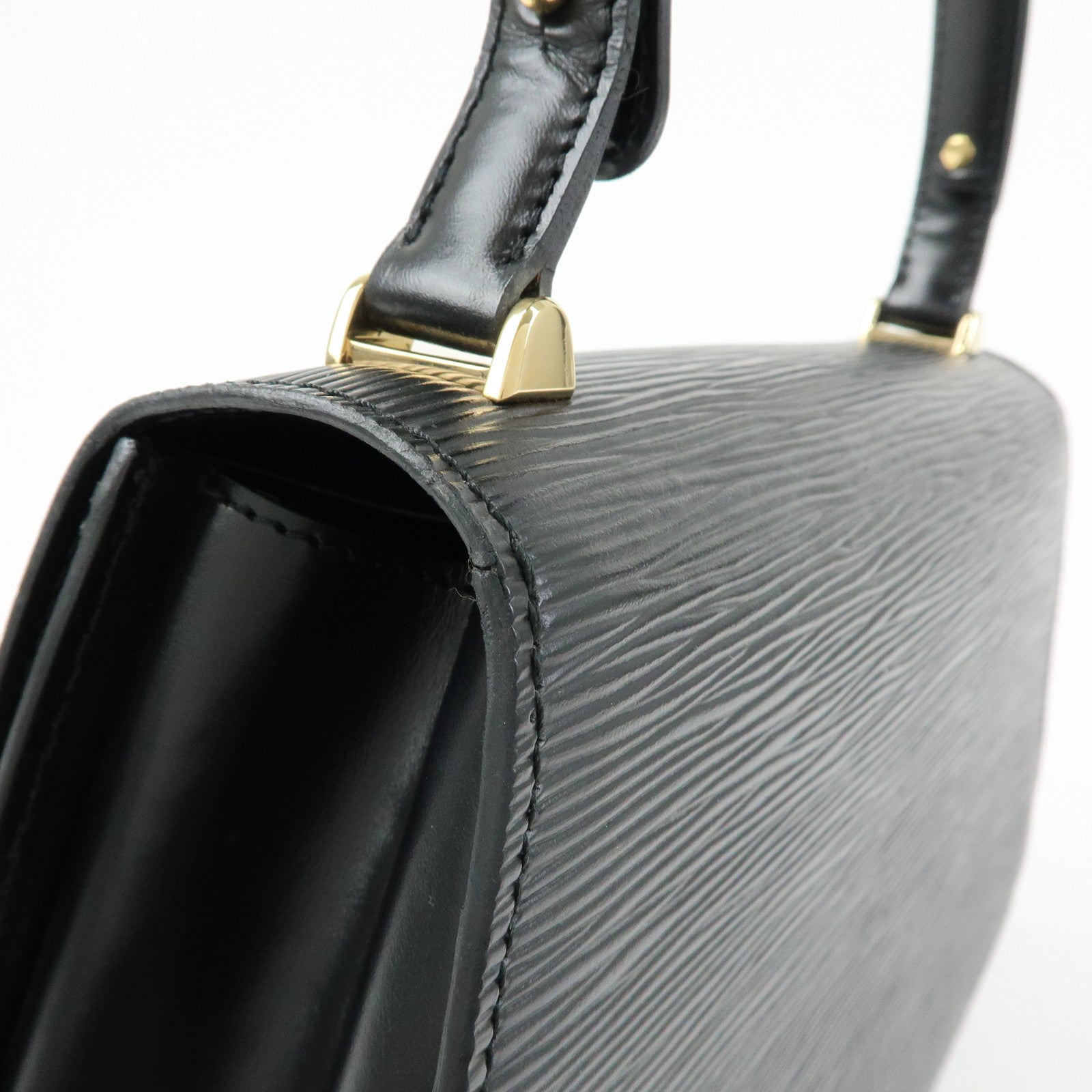 Louis Vuitton Epi Tilsit Shoulder Bag Hand Bag Noir Black M52482