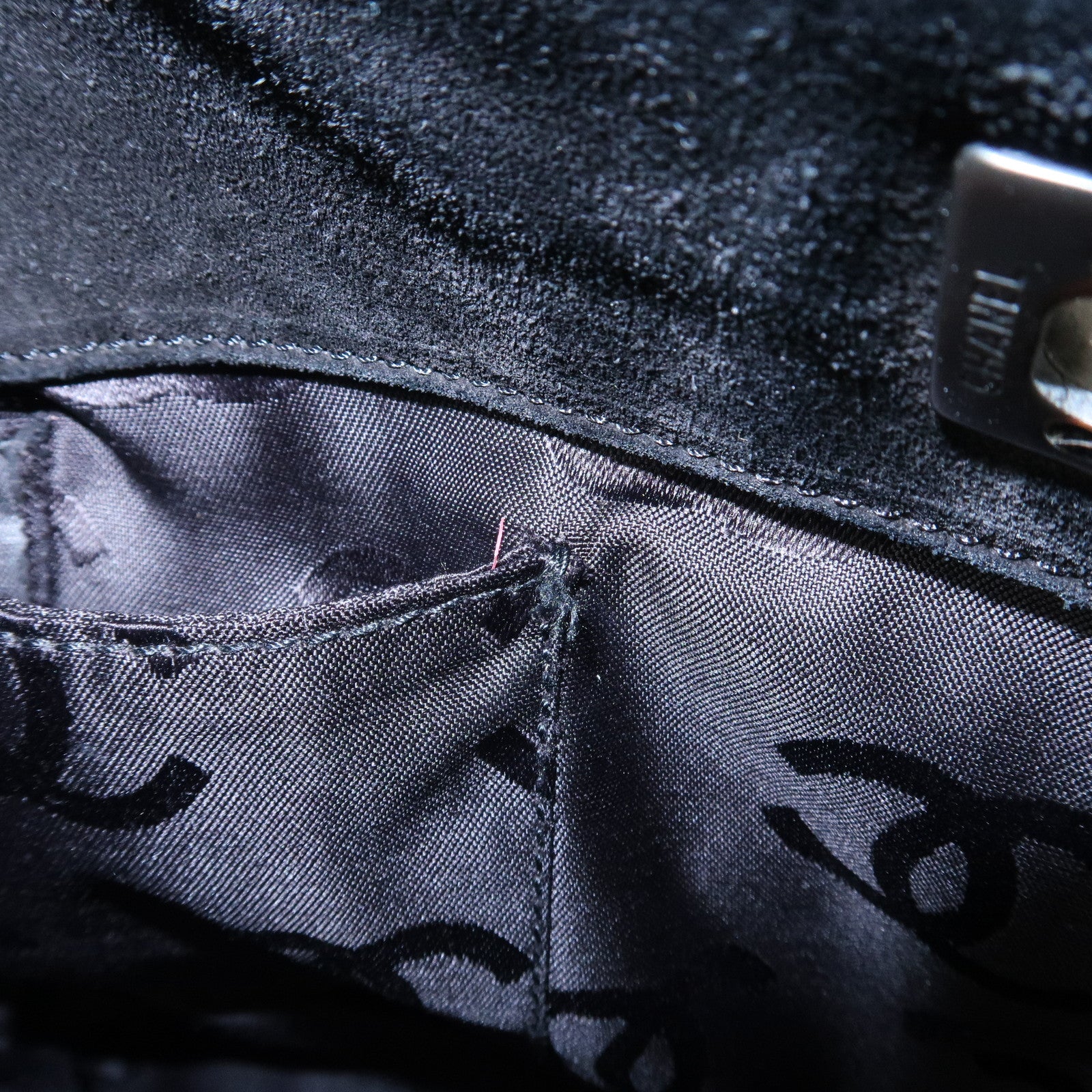 CHANEL Wild Stitch Matelasse Suede 2Way Bag Shoulder Bag Hand Bag