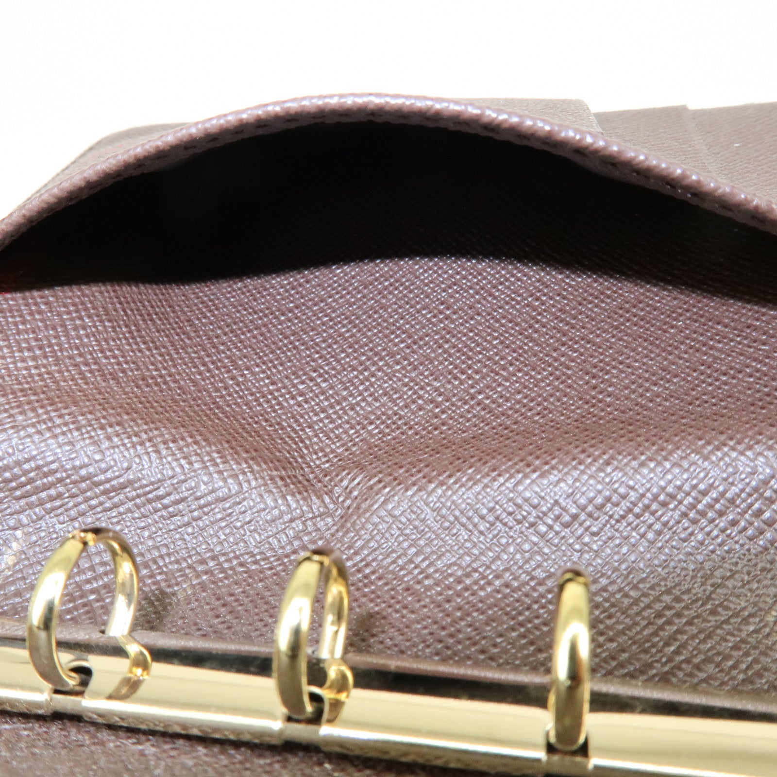 Louis Vuitton Damier Agenda PM Planner Cover Brown R20700