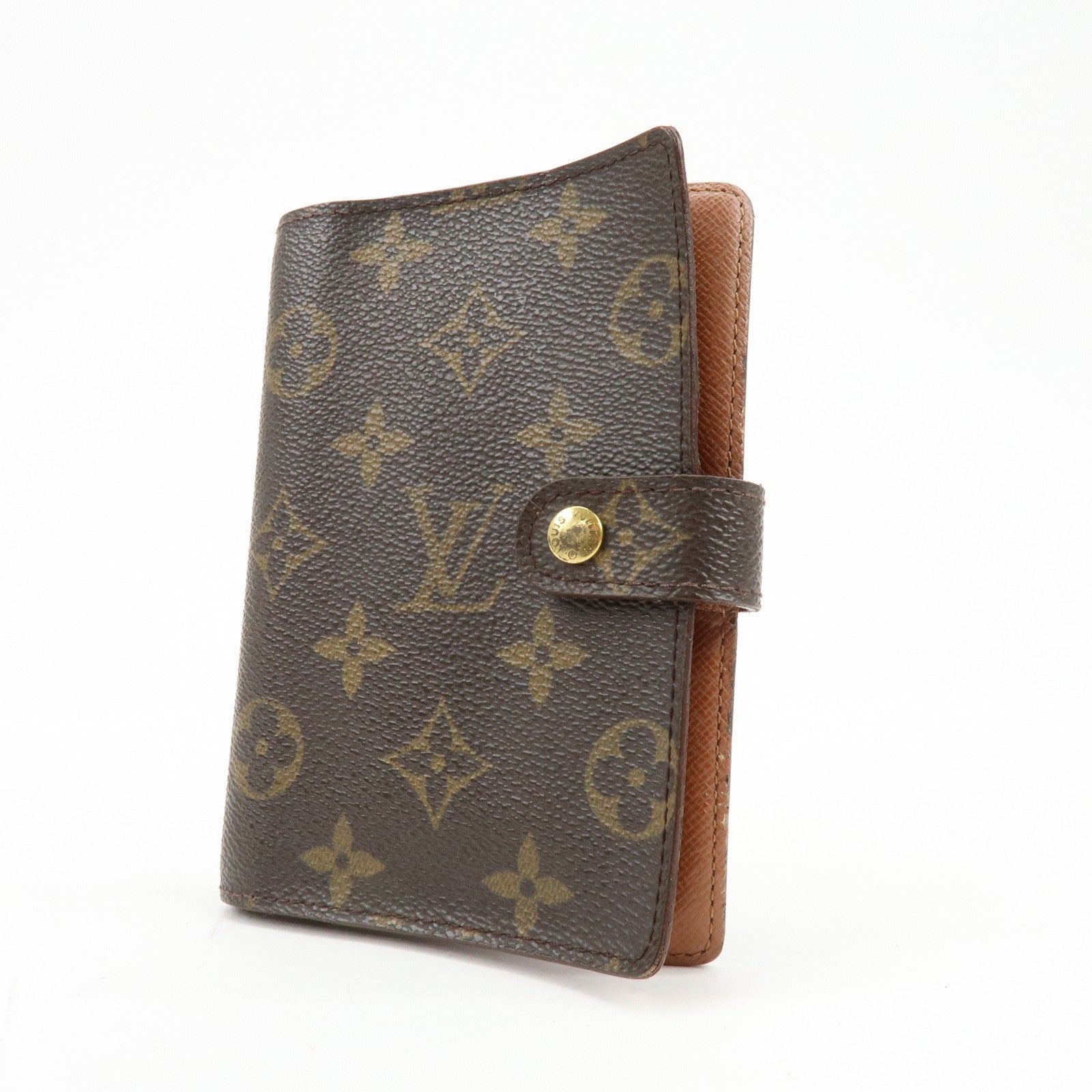 Louis Vuitton Monogram Set of 2 Agenda PM Planner Cover R20005