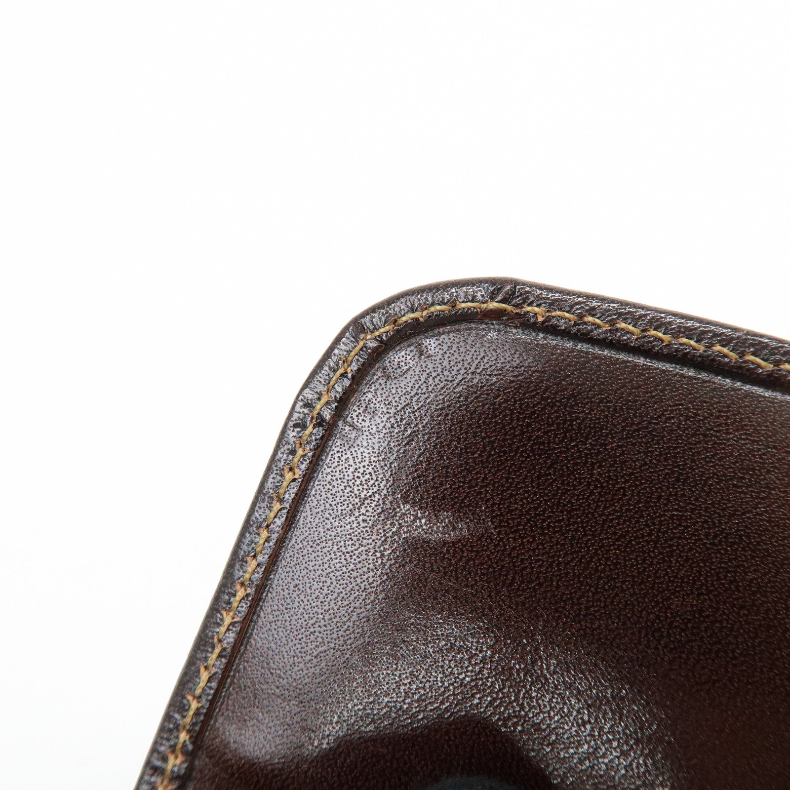 FENDI Zucca Canvas Leather Compact Wallet Brown 2251-01695-079