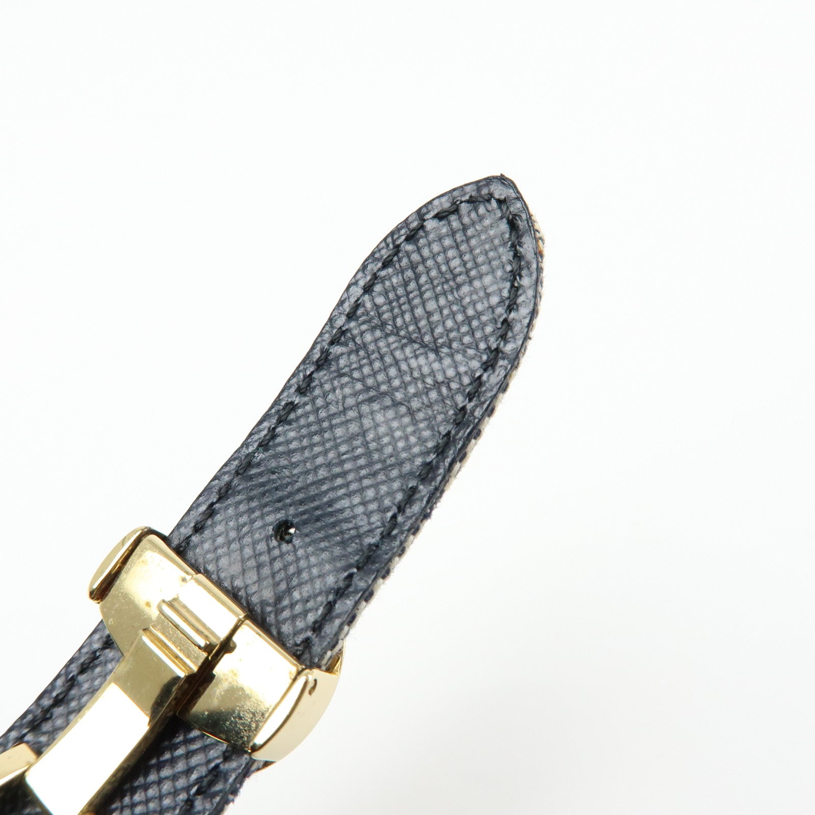 Louis Vuitton Monogram Mini Good Luck Canvas Bracelet Navy M64458