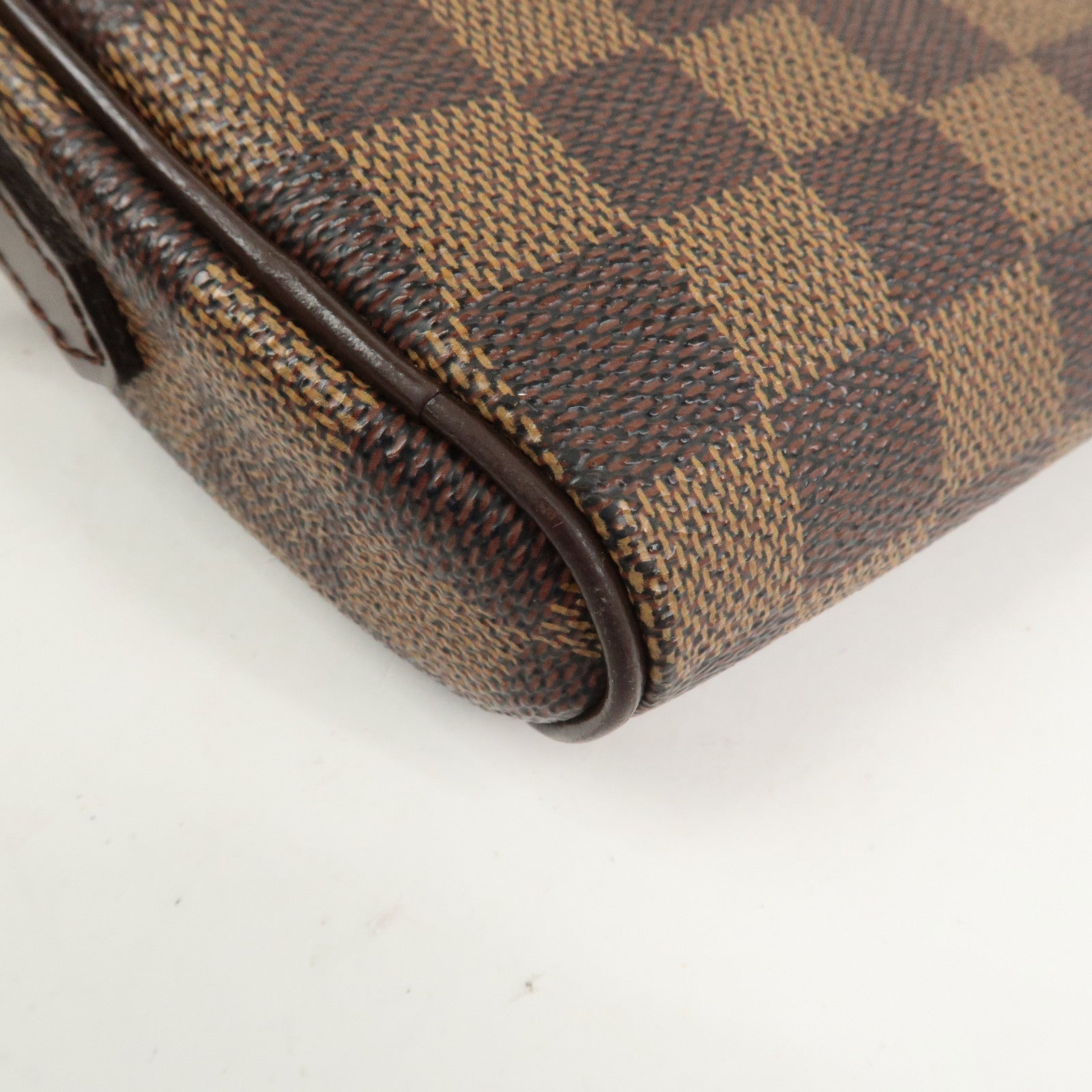 Louis Vuitton Damier Pochette Ipanema Shoulder Bag Ebene N51296