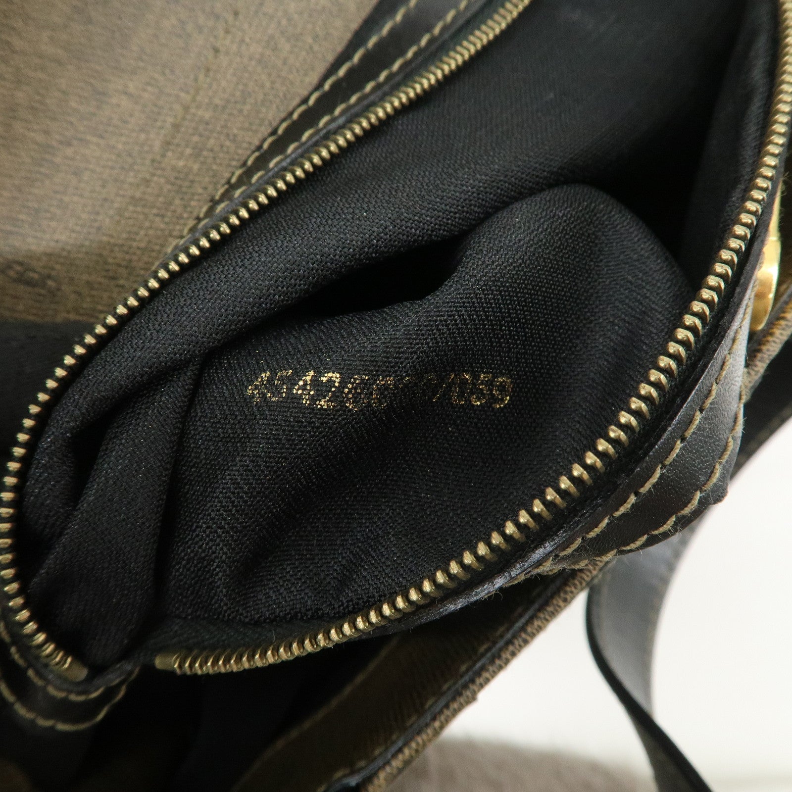 FENDI 1925 ROMA ITALY PVC Leather Tote Bag Brown Black 45426000