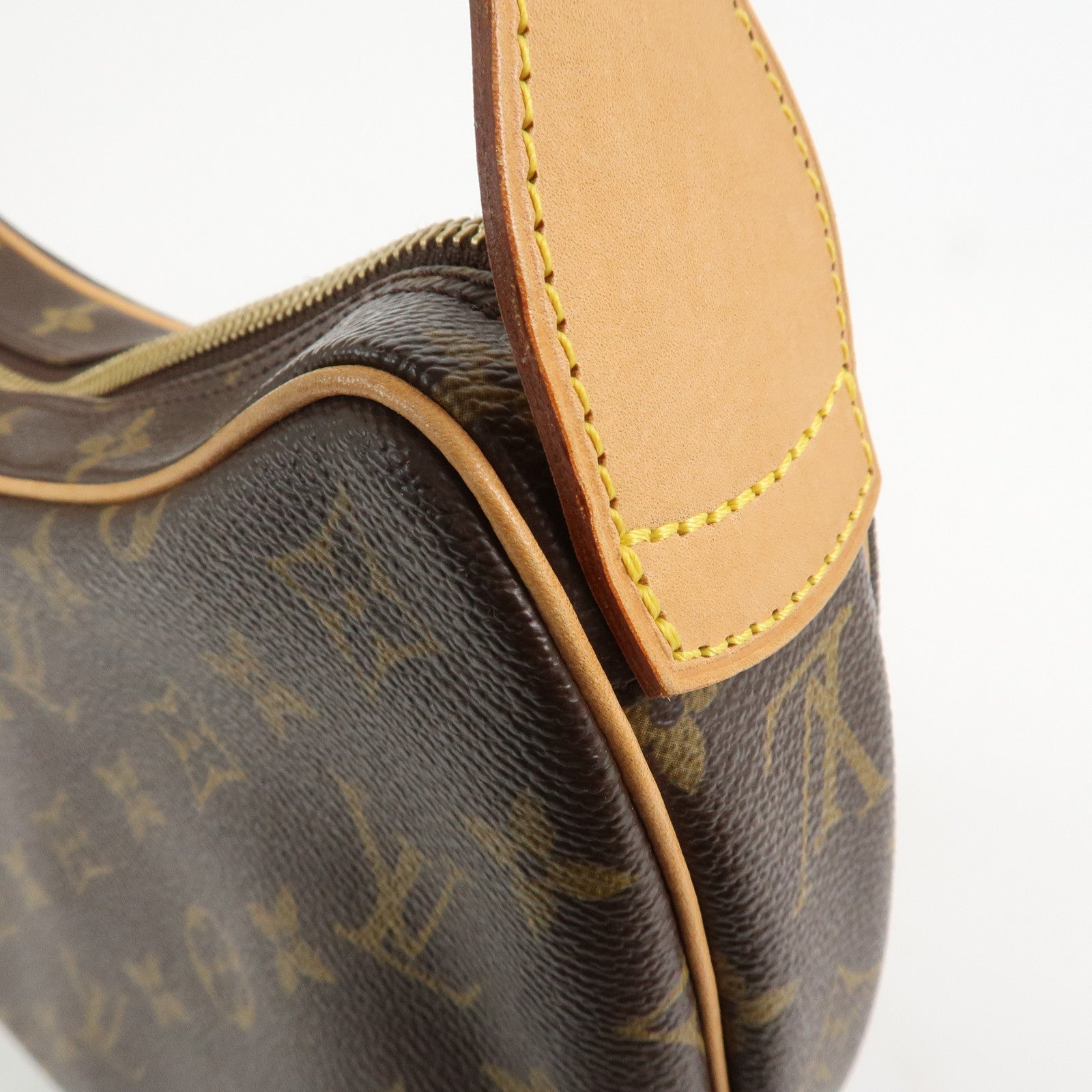 Louis Vuitton Monogram Croissant MM Shoulder Bag Brown M51512