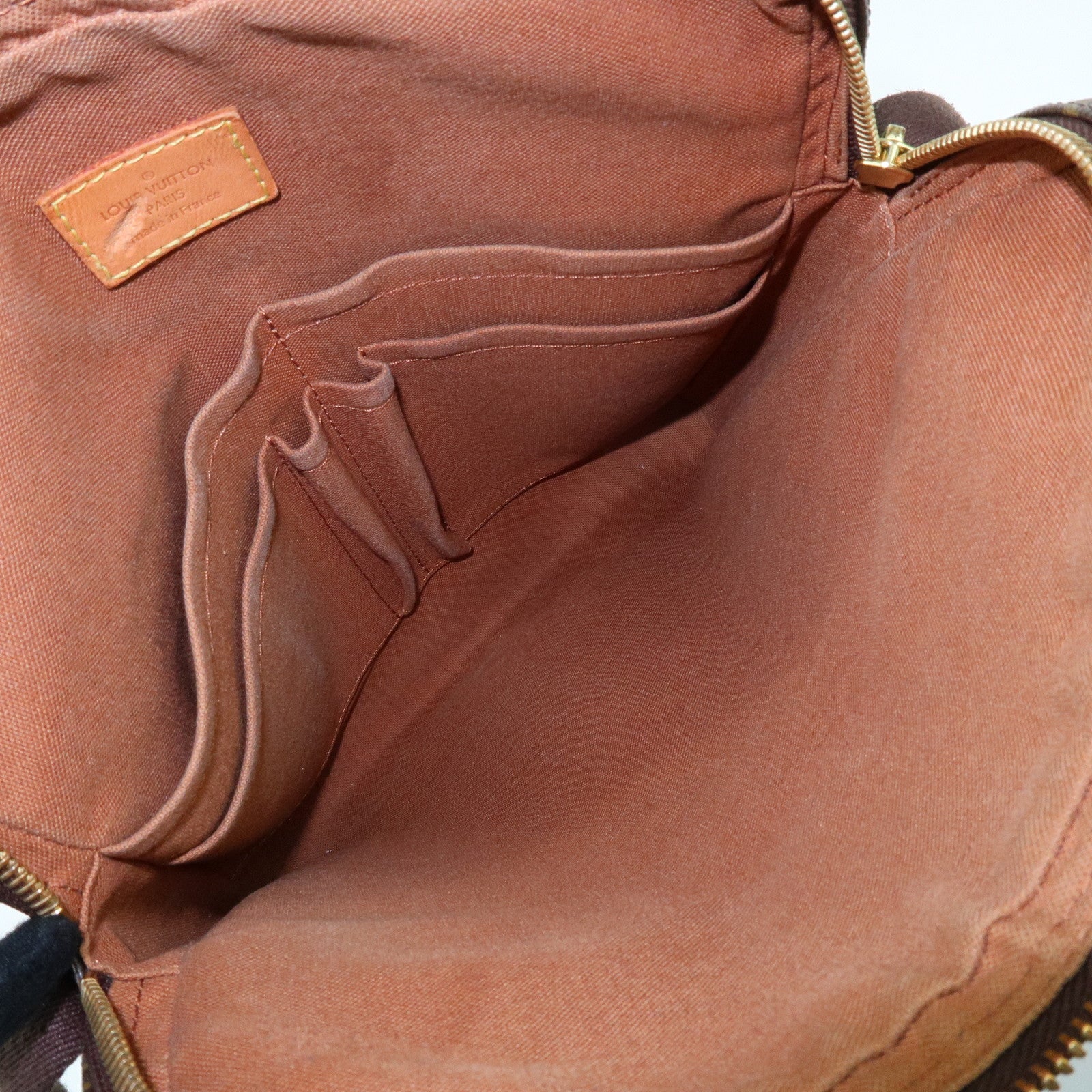Louis Vuitton Monogram Trotteur Beaubourg Shoulder Bag Brown M97037