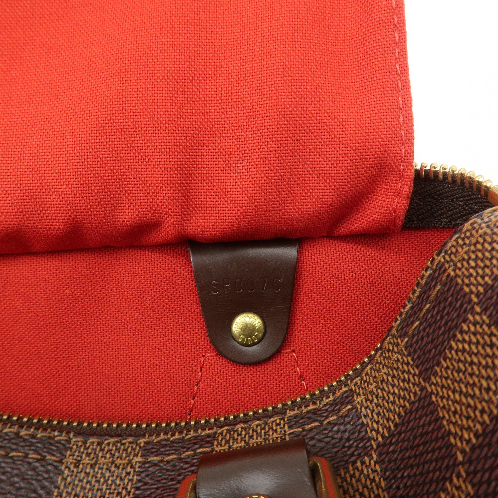 Louis Vuitton Damier Ebene Speedy 25 Hand Bag Boston Bag N41532