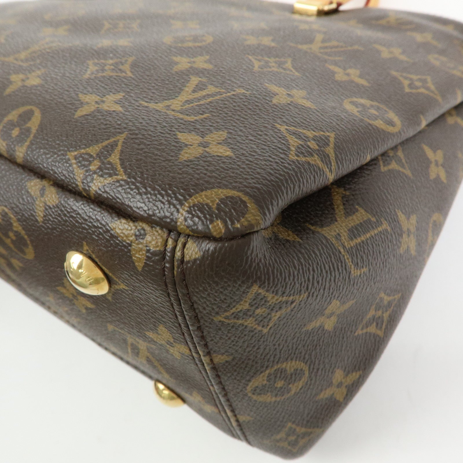 Louis Vuitton Monogram Pallas Canvas Leather 2Way Bag Cerise M41175