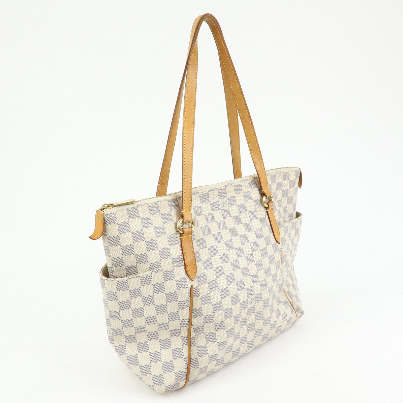 Louis Vuitton Damier Azur Totally MM Tote Bag Shoulder Bag N51262