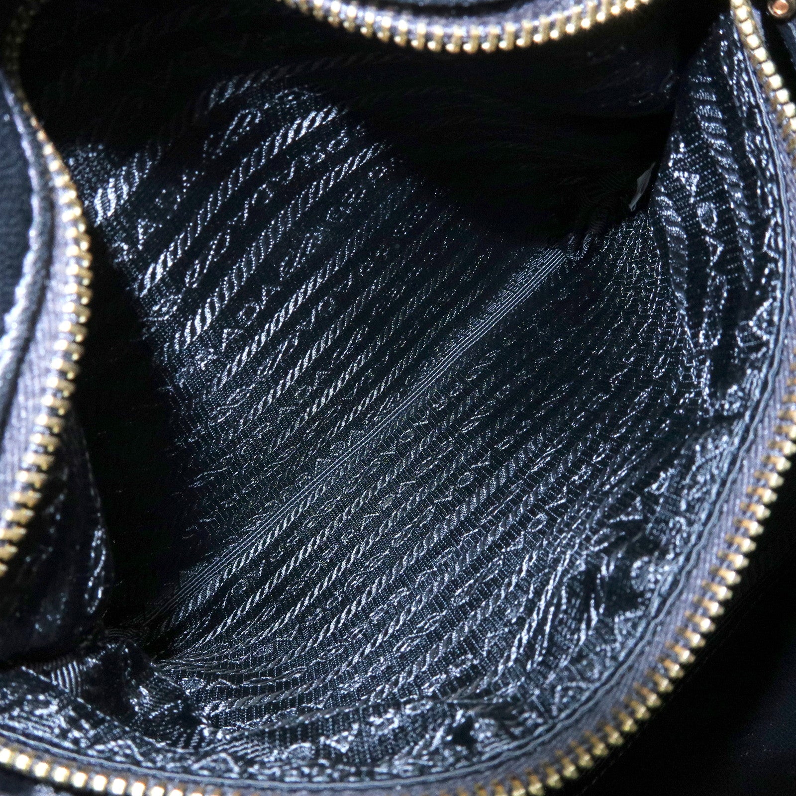 Prada Nylon Leather Ribbon Python Print Tote Bag Black Pink BR4206