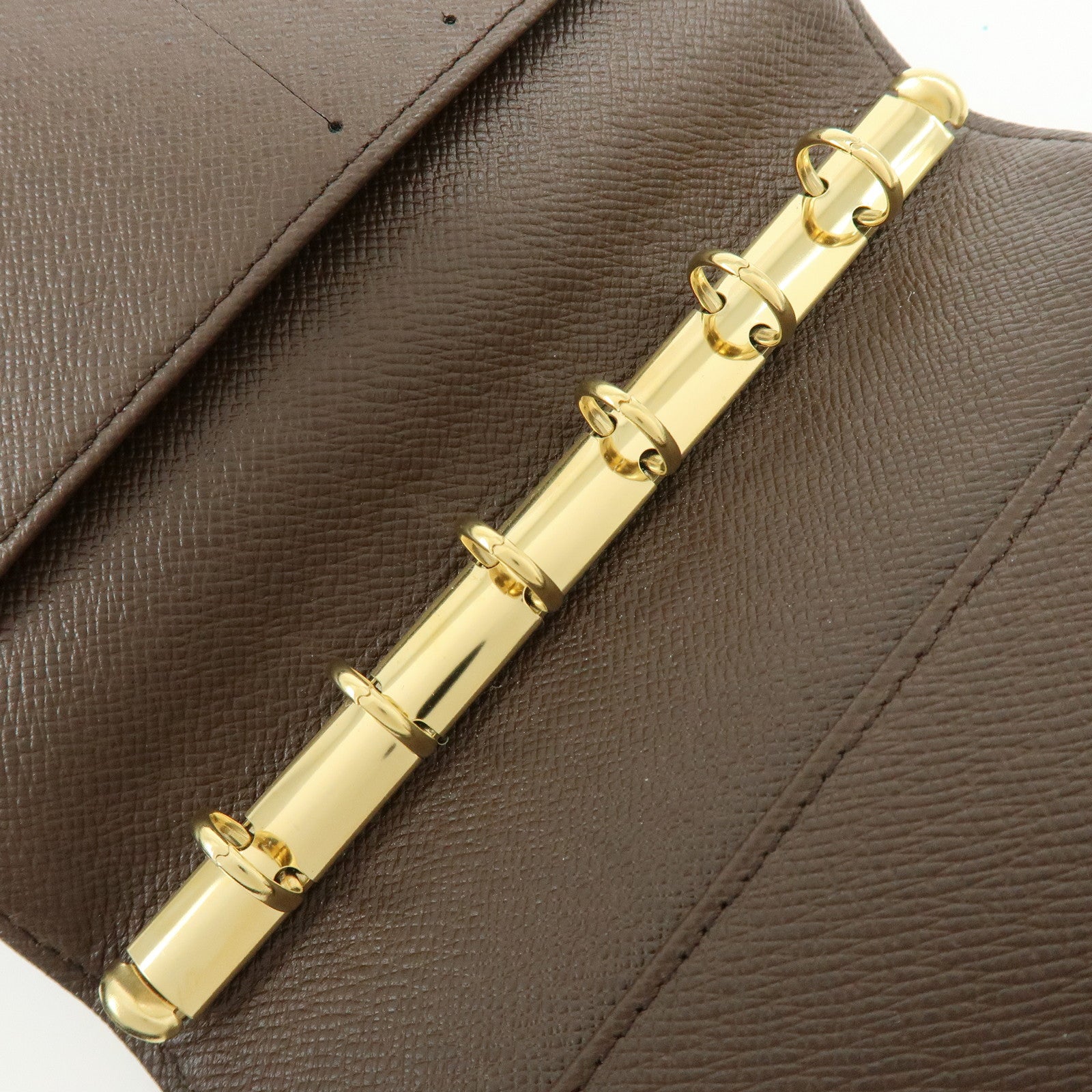 Louis Vuitton Damier Agenda PM Planner Cover Brown R20700