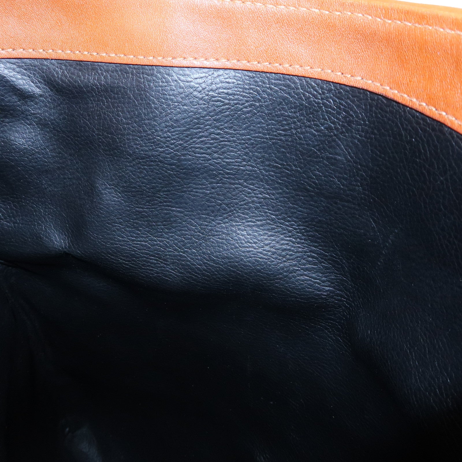 FENDI Zucca PVC Coated Canvas Leather Clutch Bag Brown 2487133
