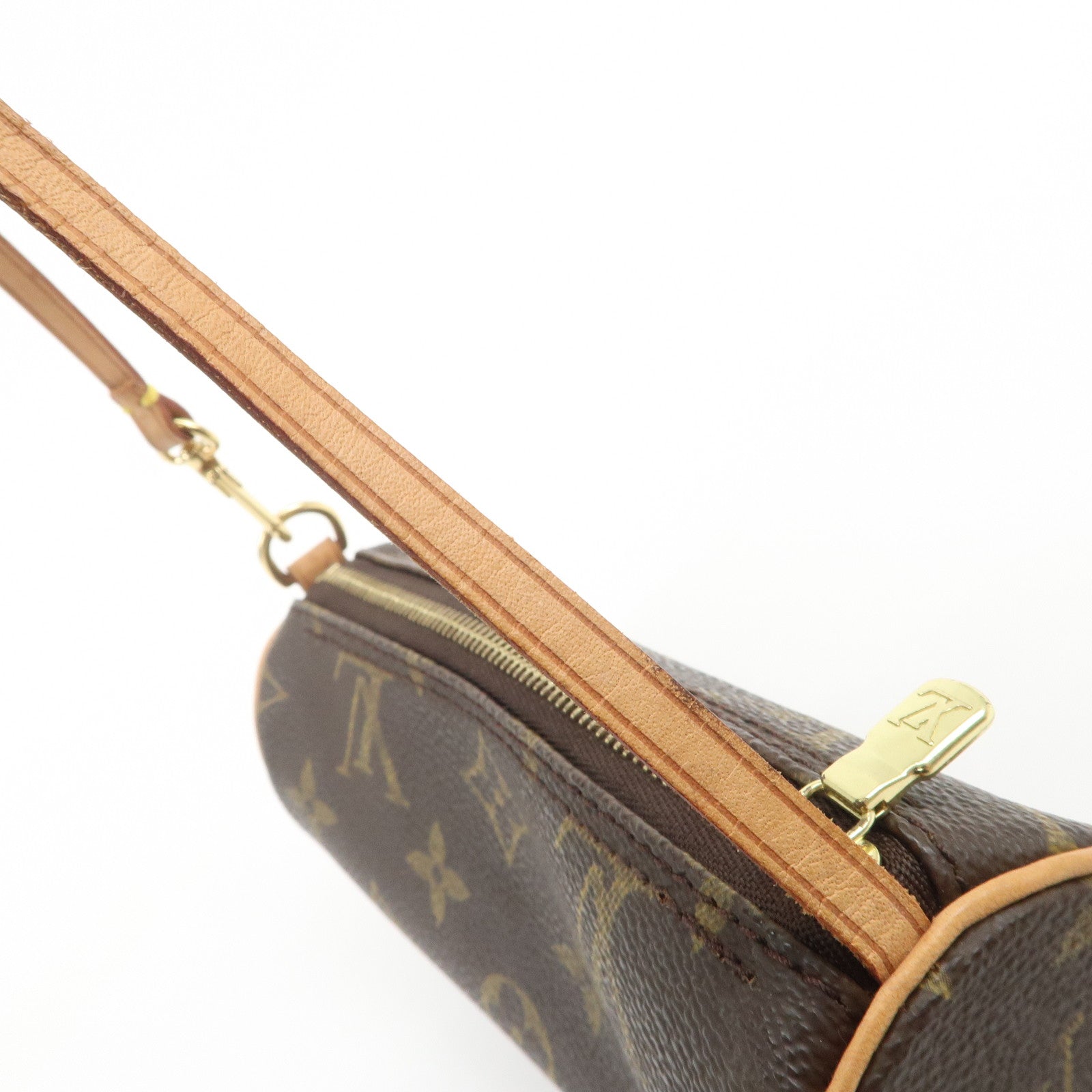 Louis Vuitton Monogram Mini Pouch for Papillon Bag Brown