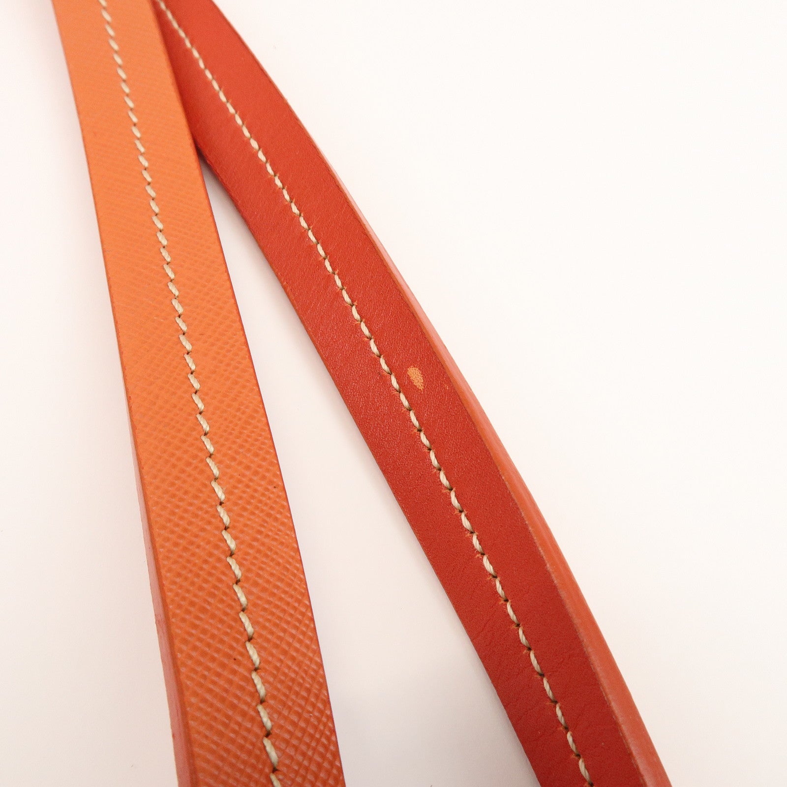 PRADA Nylon Saffiano Leather Tote Bag Orange Pink BR3924