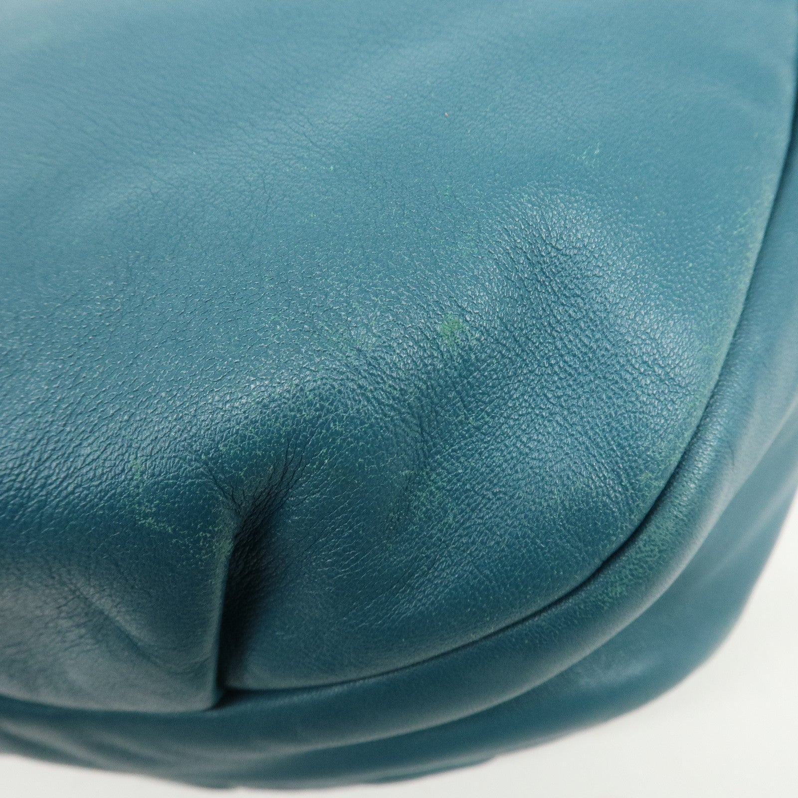 LOEWE Viento 30 Leather Shoulder Bag Hand Bag Blue