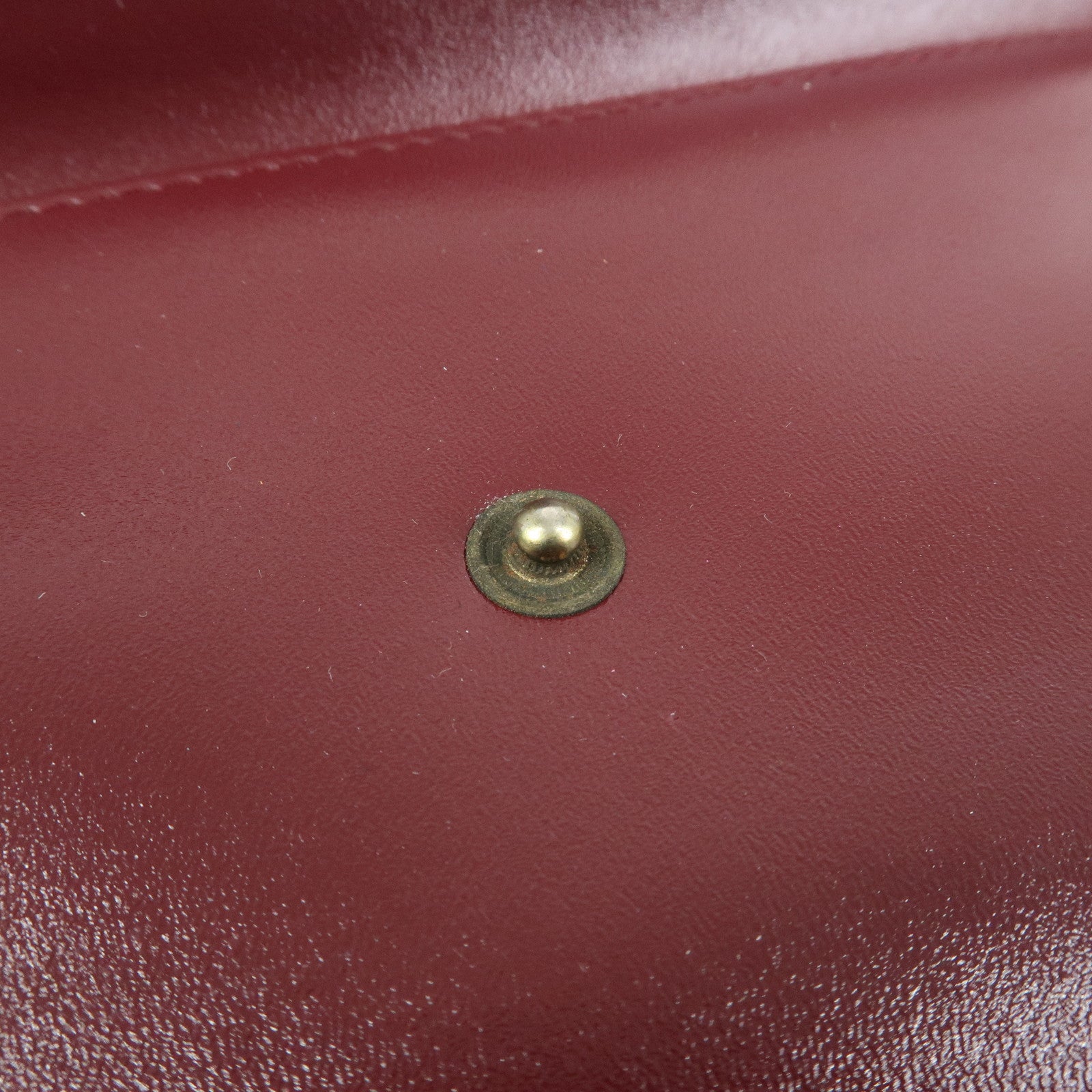 Cartier Must de Cartier Leather Shoulder Bag Crossbody Bag Bordeaux
