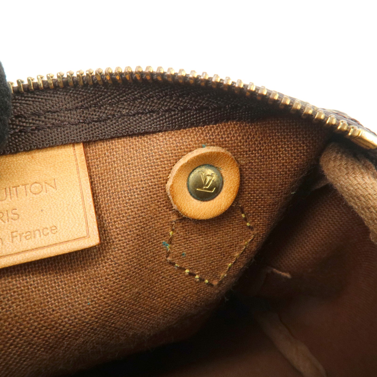 Louis Vuitton Monogram Canvas Mini Speedy Hand Bag Brown M41534