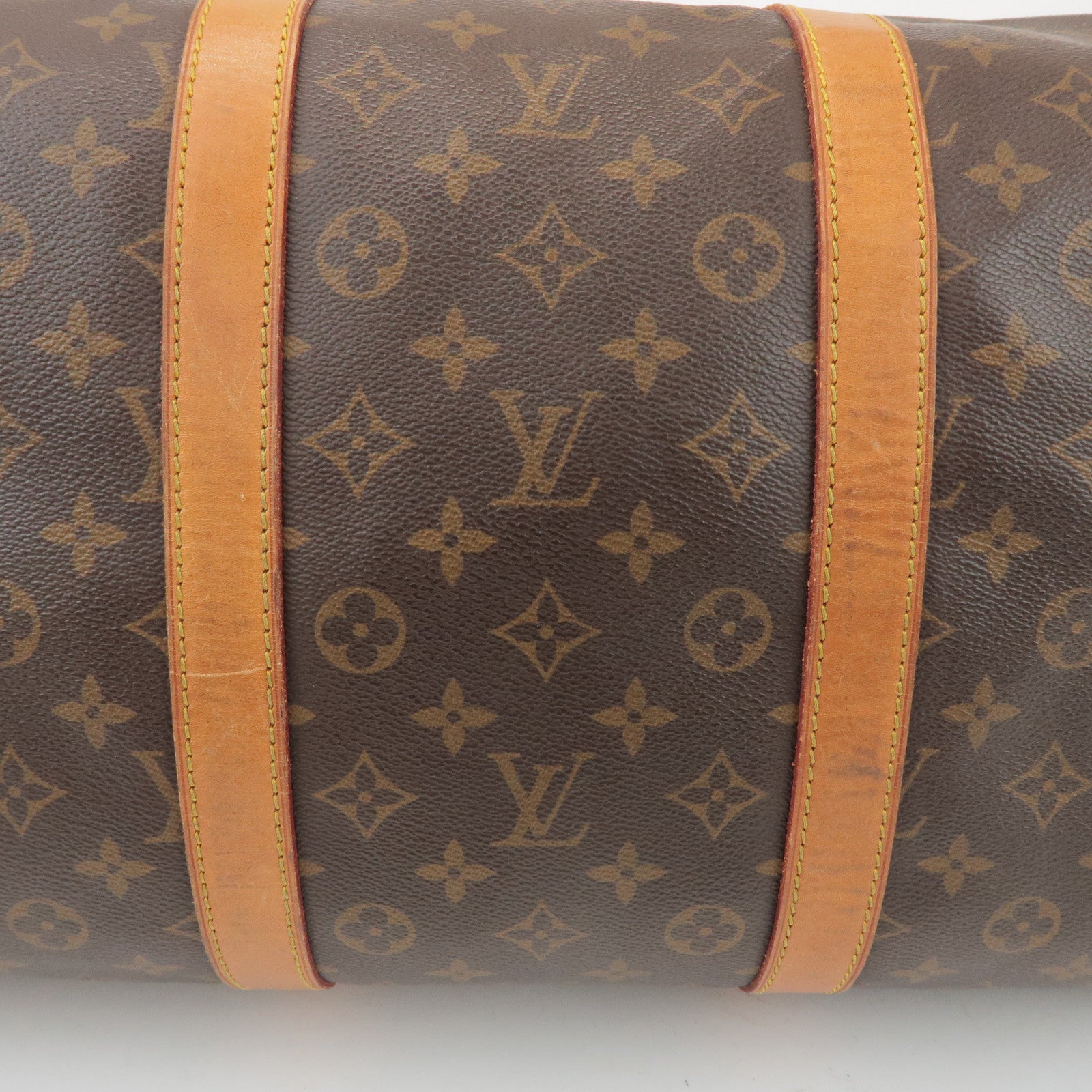 Louis Vuitton Monogram Keep All 55 Boston Bag Brown M41424