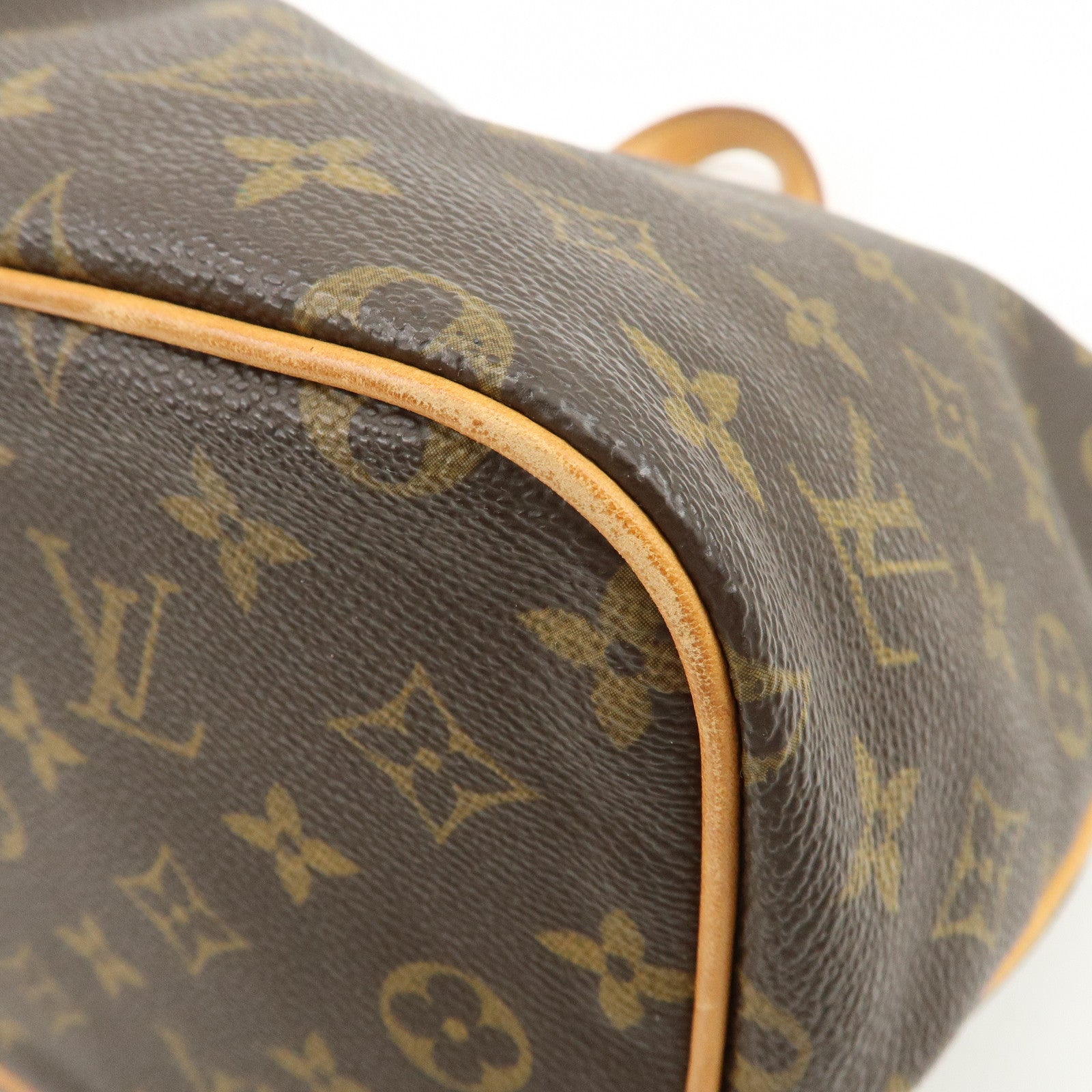 Louis Vuitton Monogram Palermo PM 2Way Bag Hand Bag Brown M40145