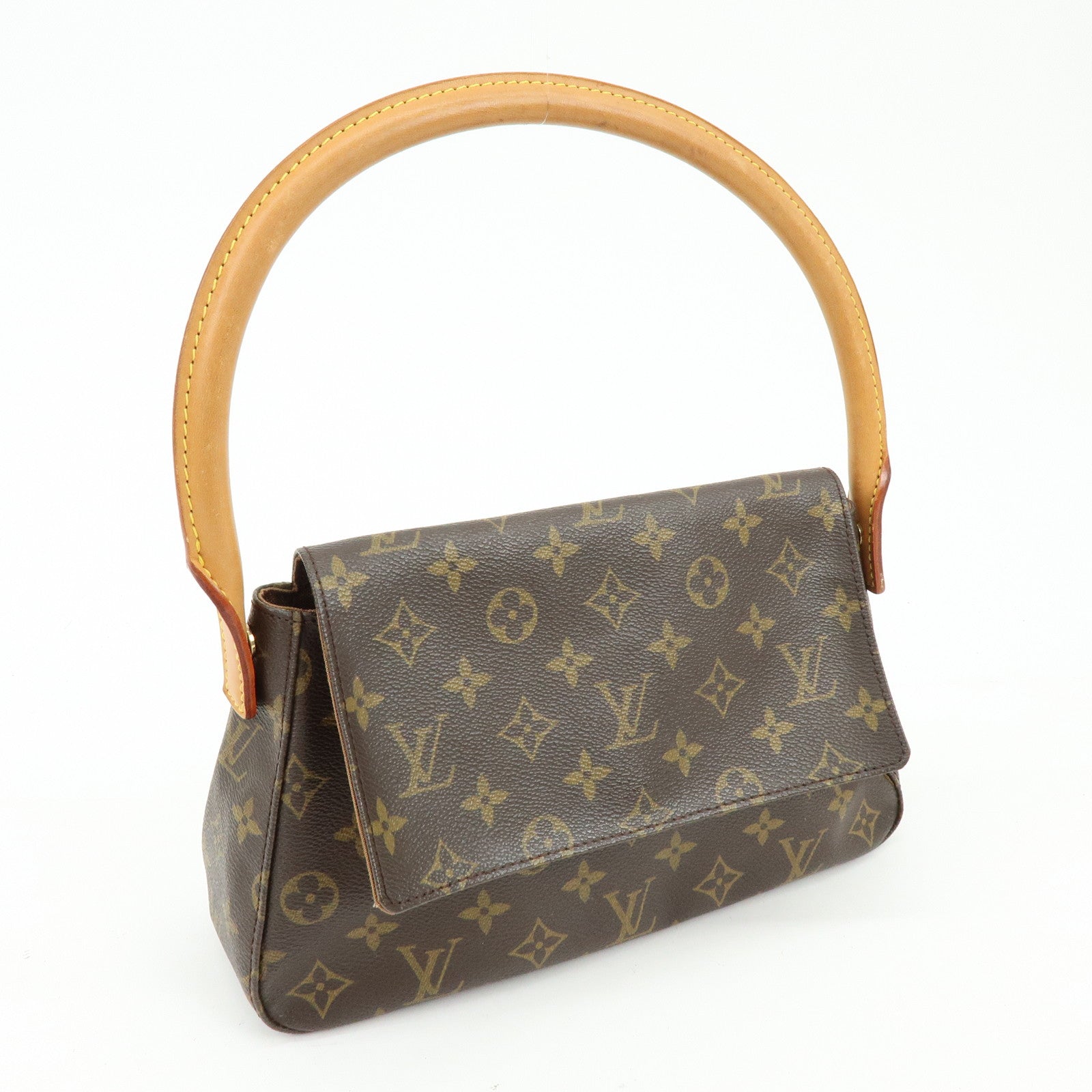 Louis Vuitton Monogram Mini Looping Shoulder Bag Brown M51147