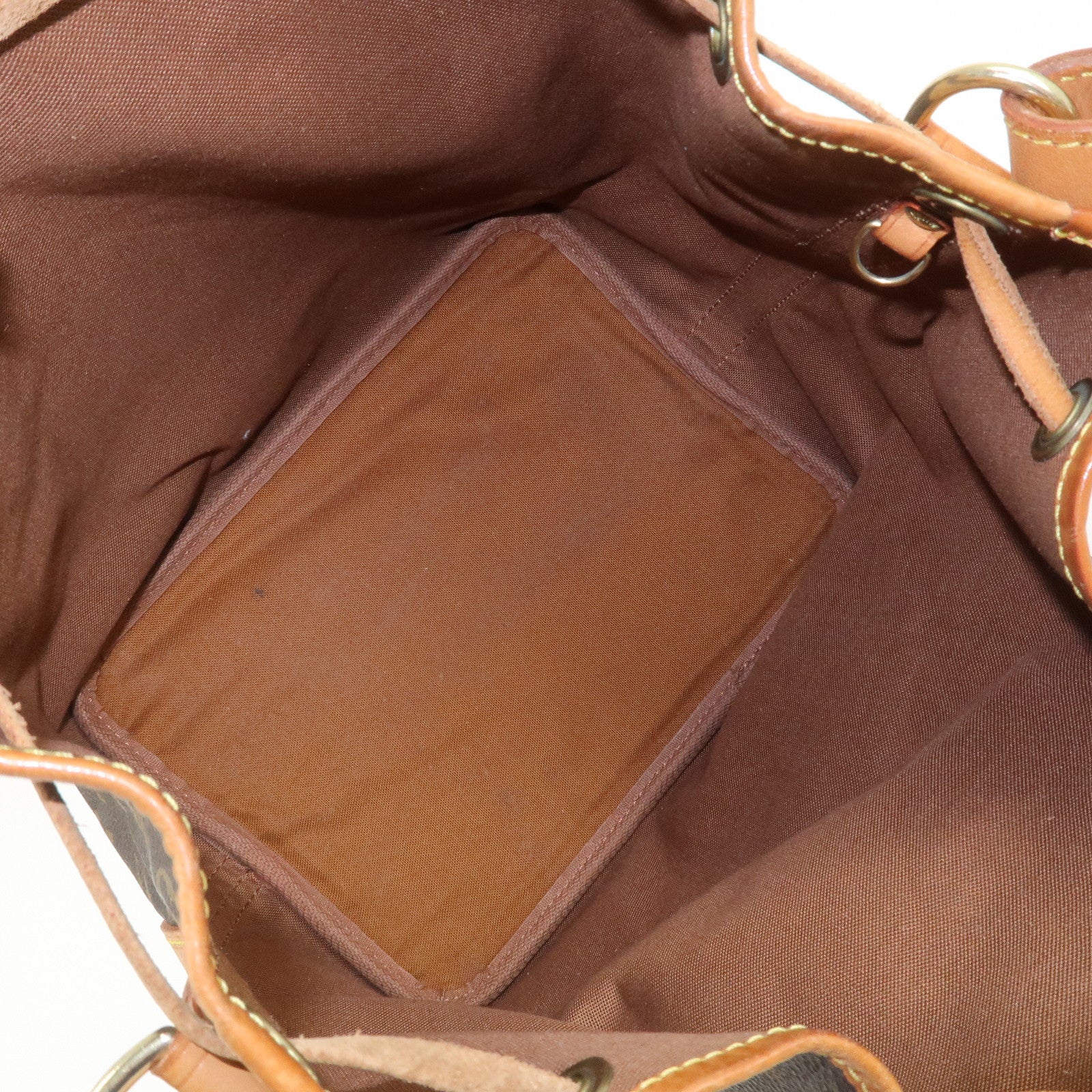 Louis Vuitton Monogram Petit Noe Shoulder Bag Brown M42226