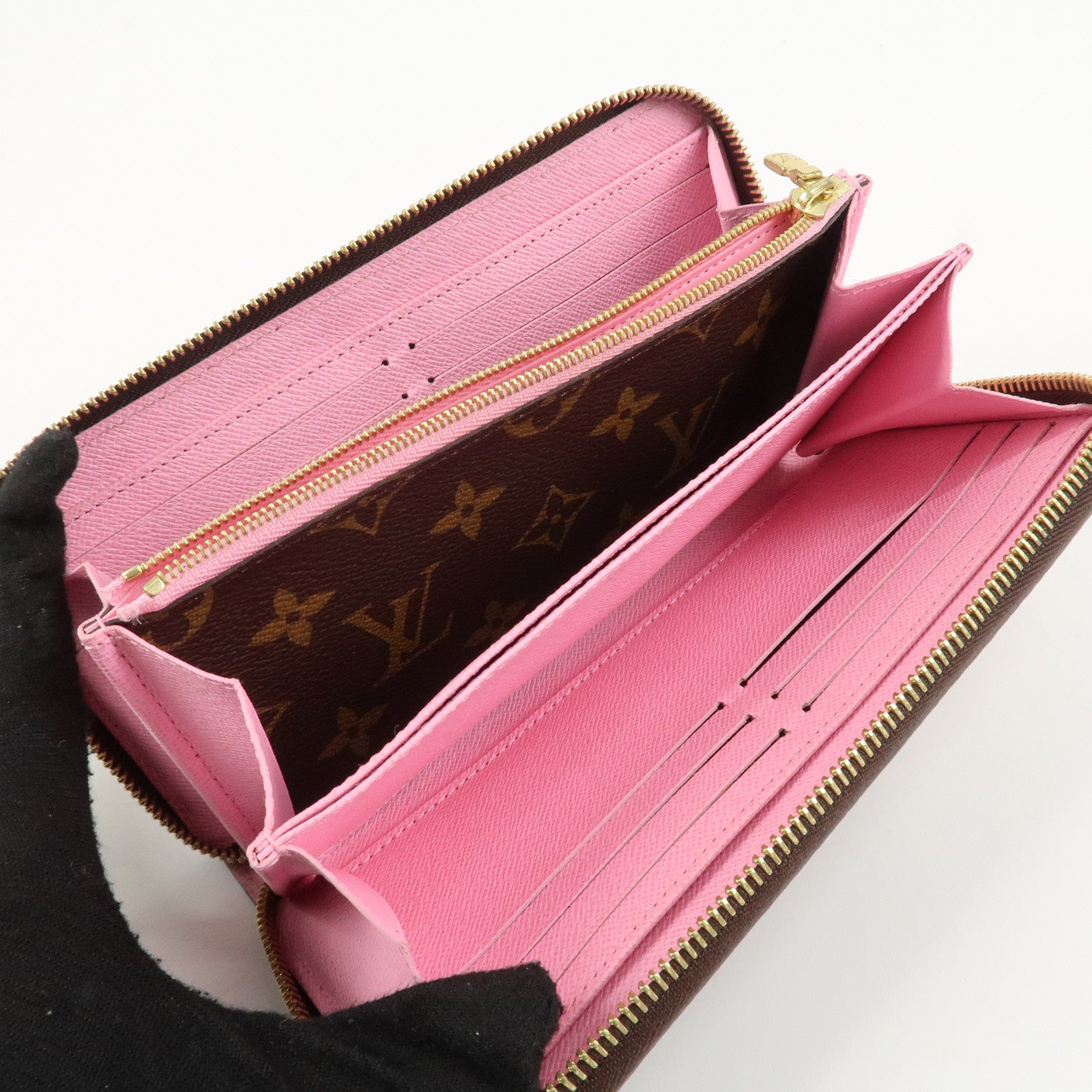 Louis Vuitton Monogram Vivienne Zippy Long Wallet Brown M81544 Used