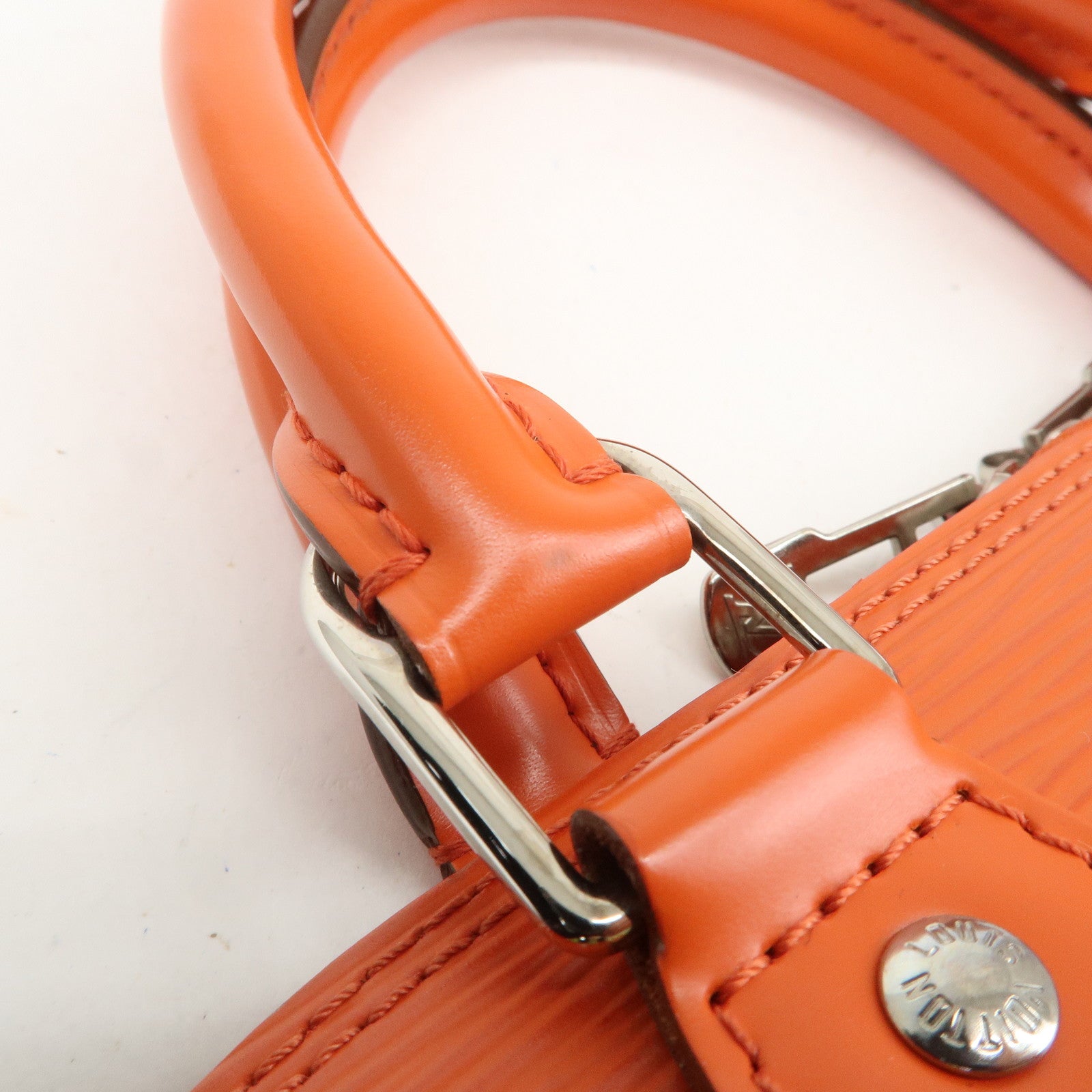 Louis Vuitton Epi Alma PM Hand Bag Pimont Orange M40623