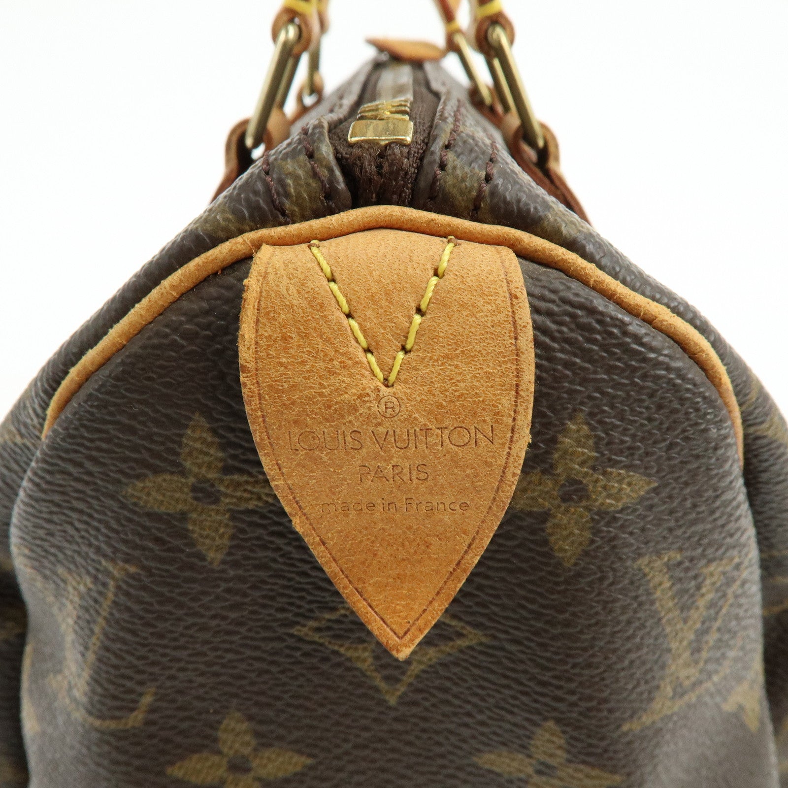 Louis Vuitton Monogram Speedy 25 Boston Bag Hand Bag Brown M41528