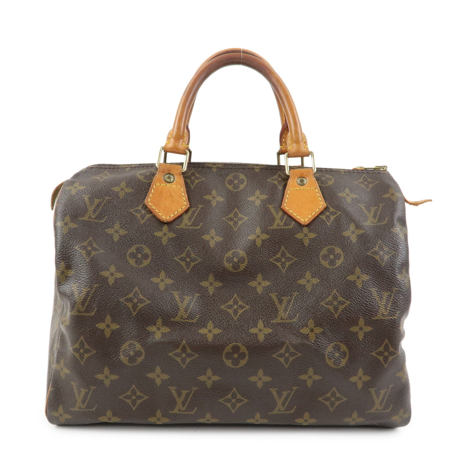 Louis Vuitton Monogram Speedy 30 Boston Bag Hand Bag Brown M41526