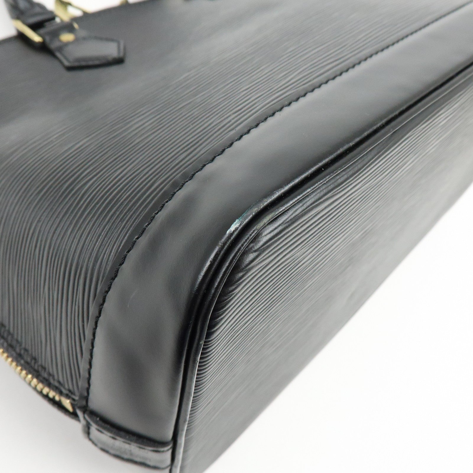 Louis Vuitton Epi Alma Hand Bag Noir Black M52142