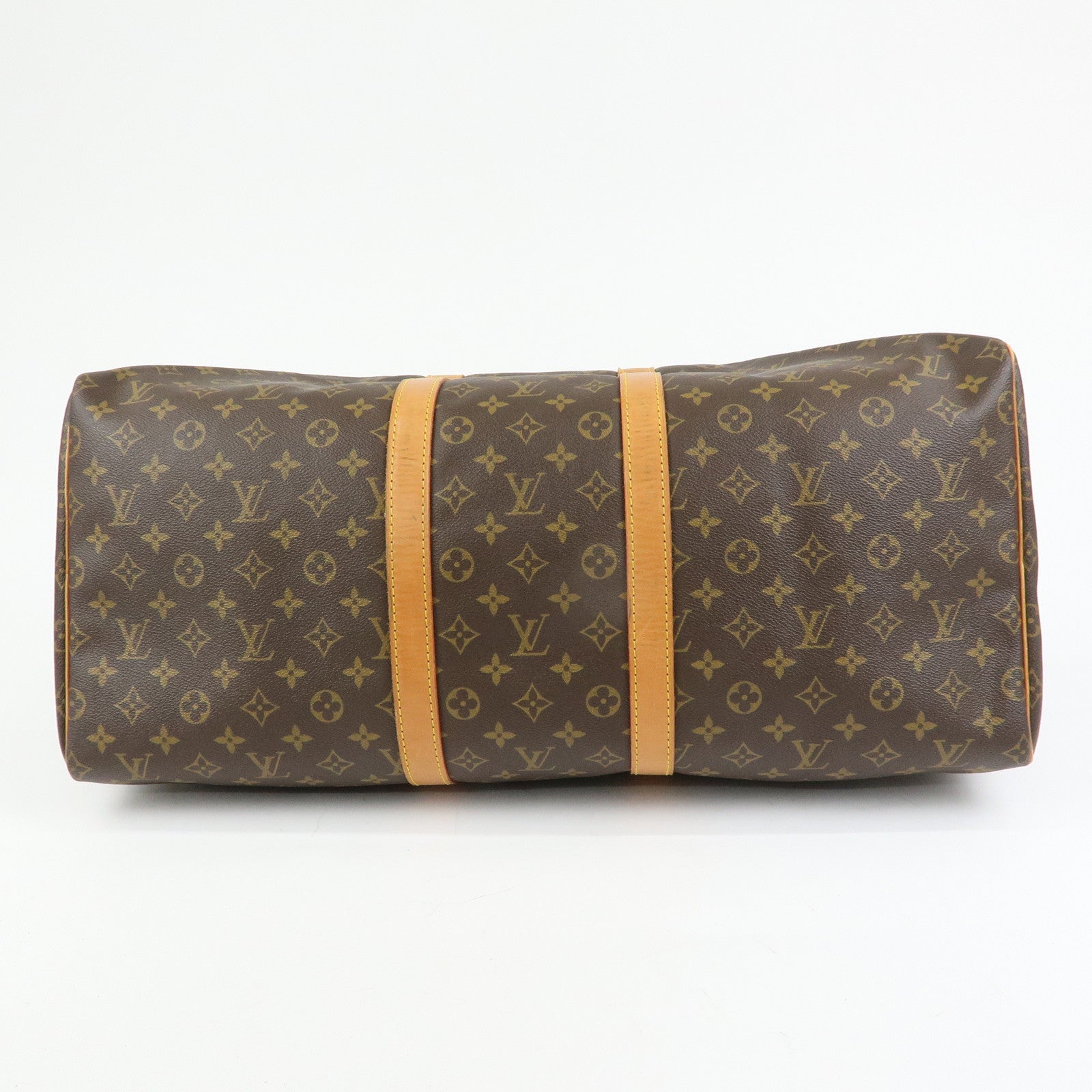 Louis Vuitton Monogram Keep All 55 Boston Bag Brown M41424