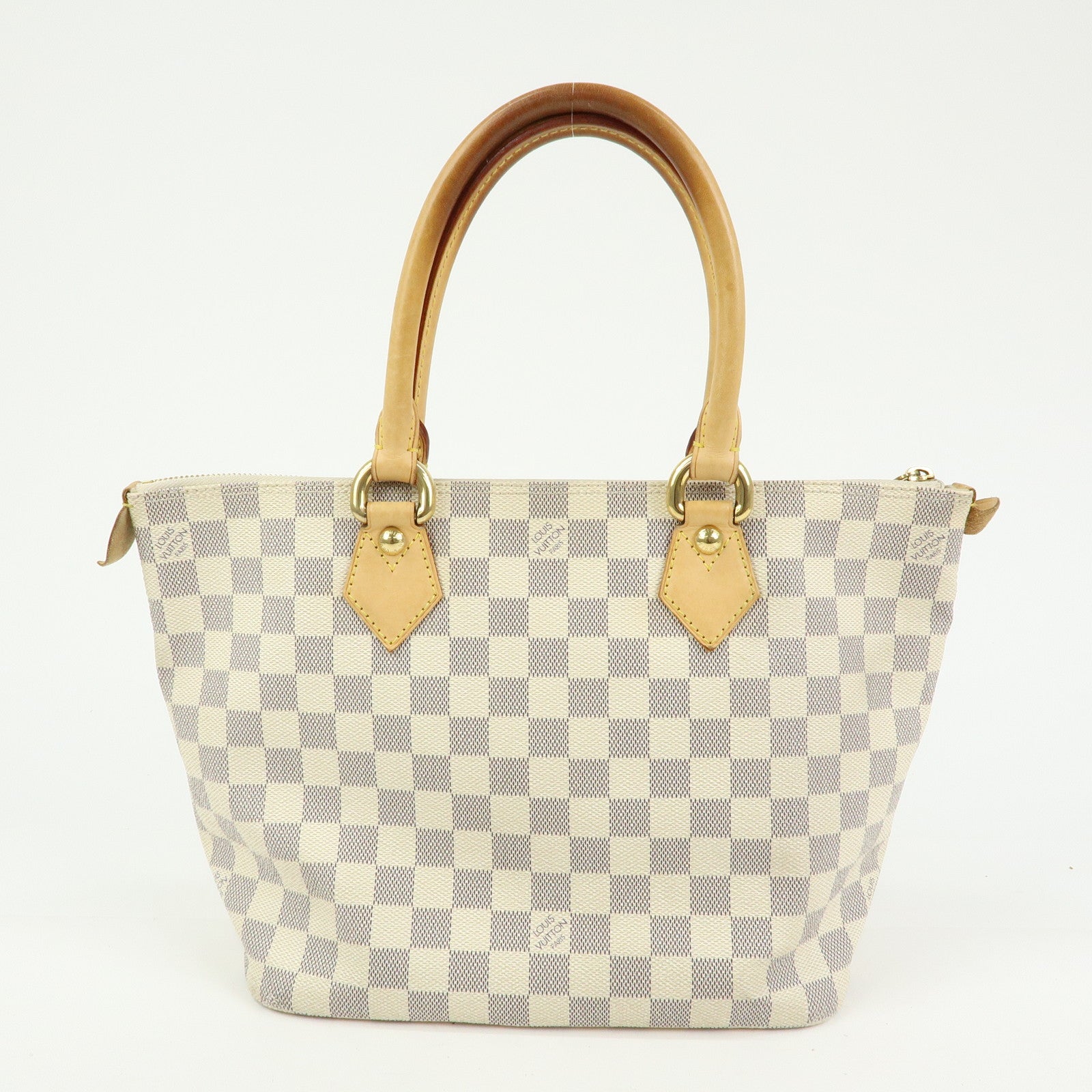 Louis Vuitton Damier Azur Saleya PM Tote Bag Hand Bag N51186