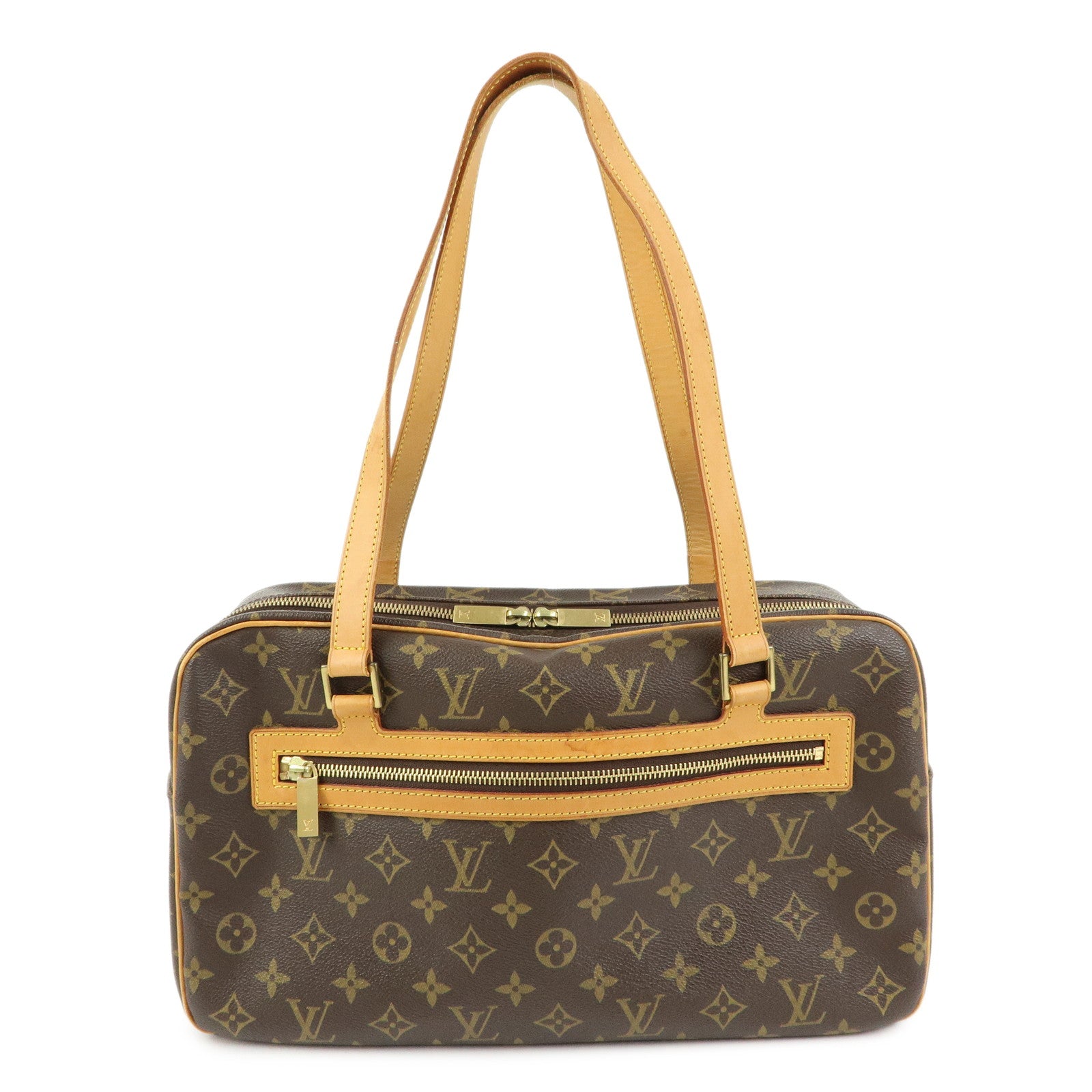 Louis Vuitton Monogram Cite GM Shoulder Bag Boston Bag Brown M51181