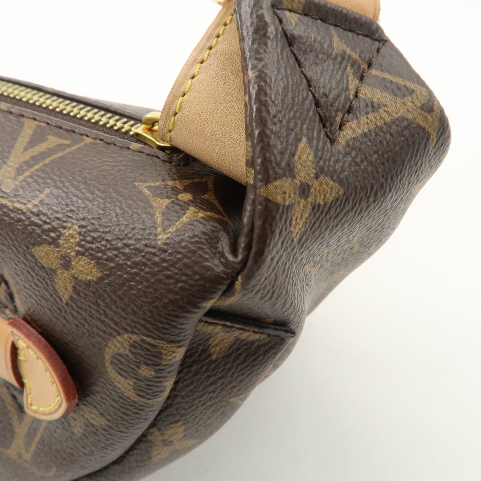 Louis Vuitton Monogram Bumbag Crossbody Bag Brown M43644 Used