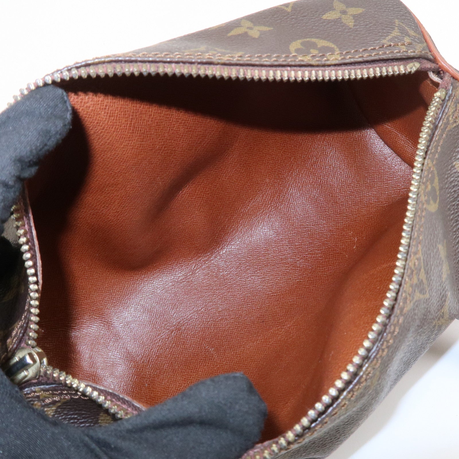 Louis Vuitton Monogram Papillon 26 Hand Bag Old Style Brown M51366