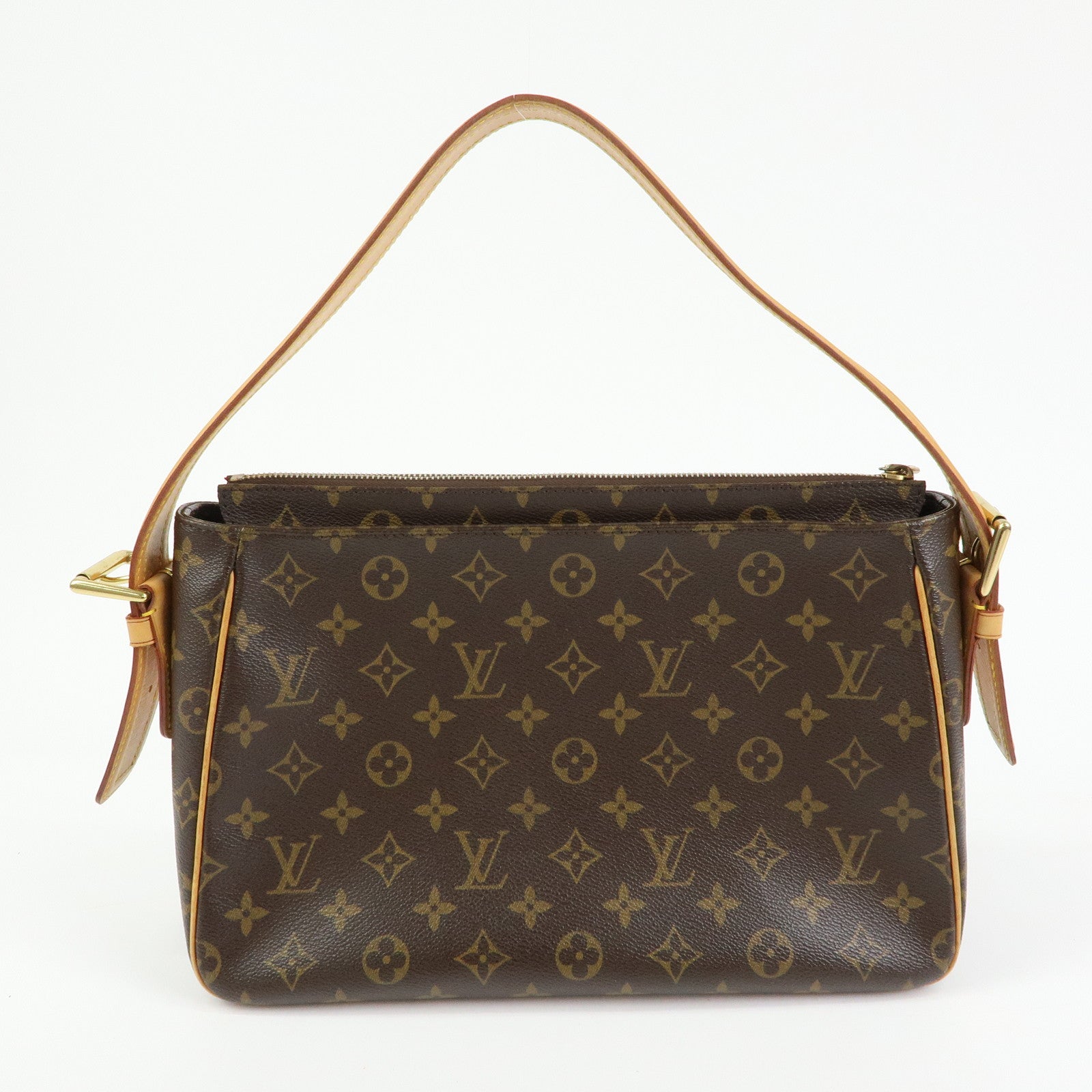 Louis Vuitton Monogram Viva Cite GM Shoulder Bag Brown M51163