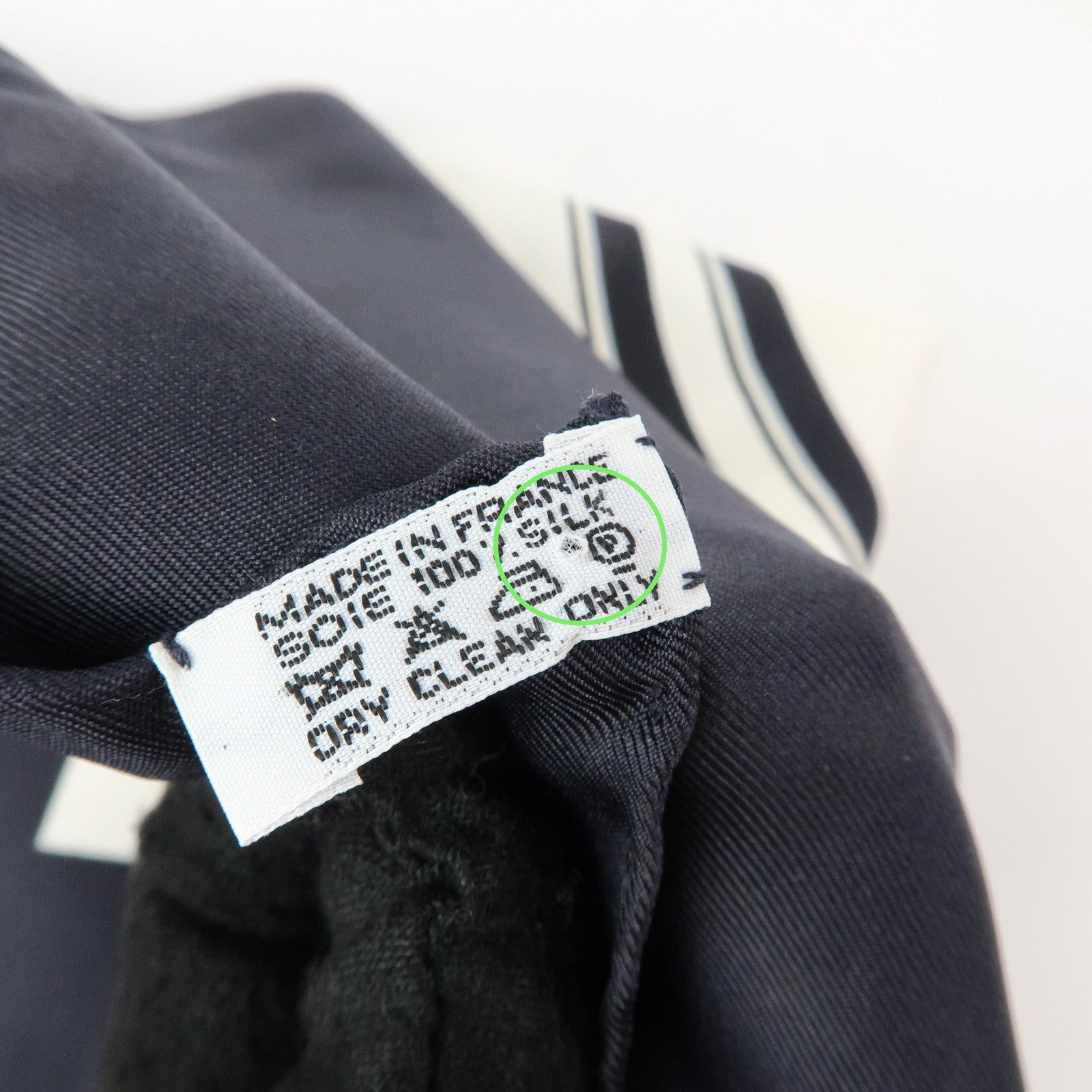 HERMES Carre 90 Silk 100% BRIDES DE GALA Scarf Black White Gold