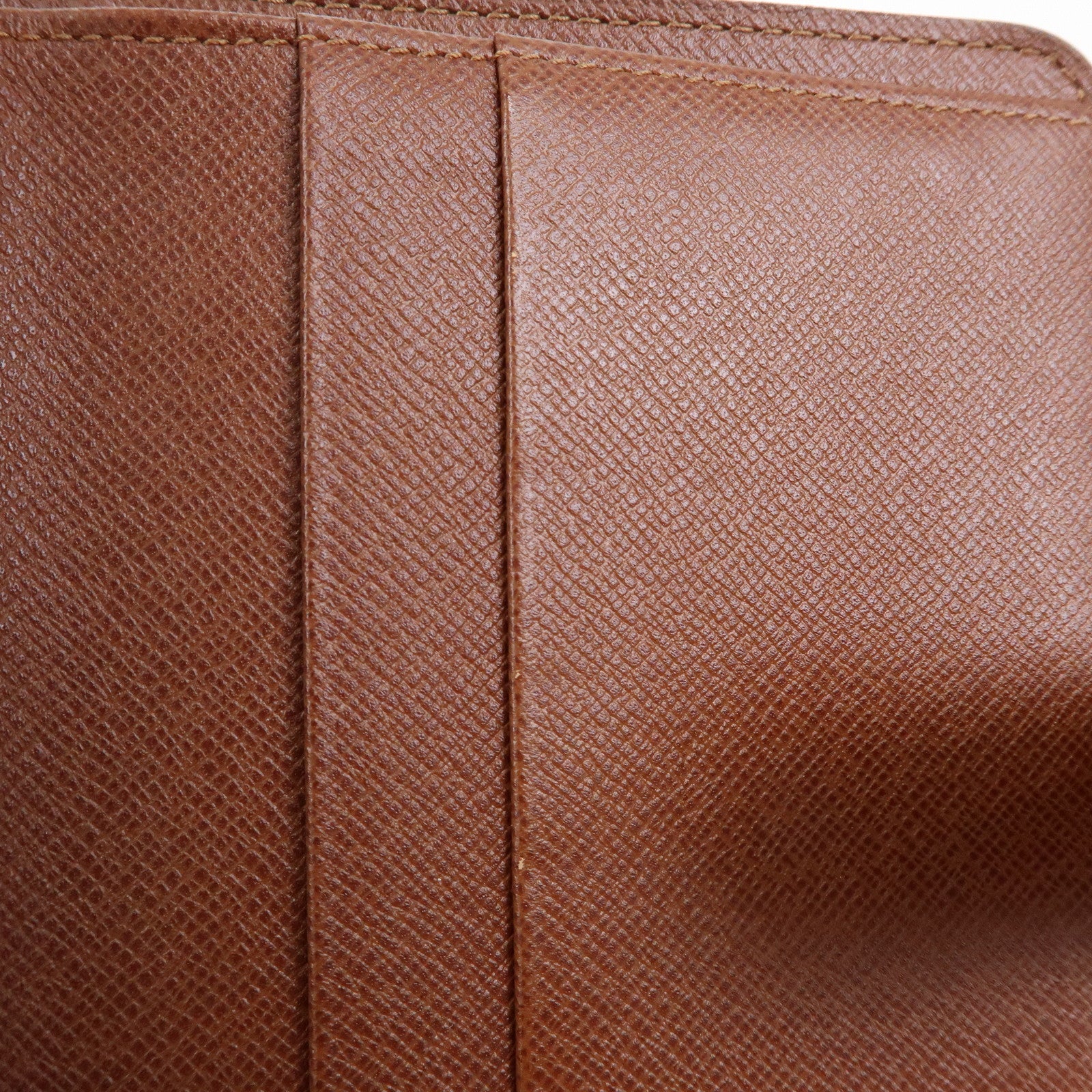 Louis Vuitton Monogram Porte Papier Zip Wallet Brown M61207