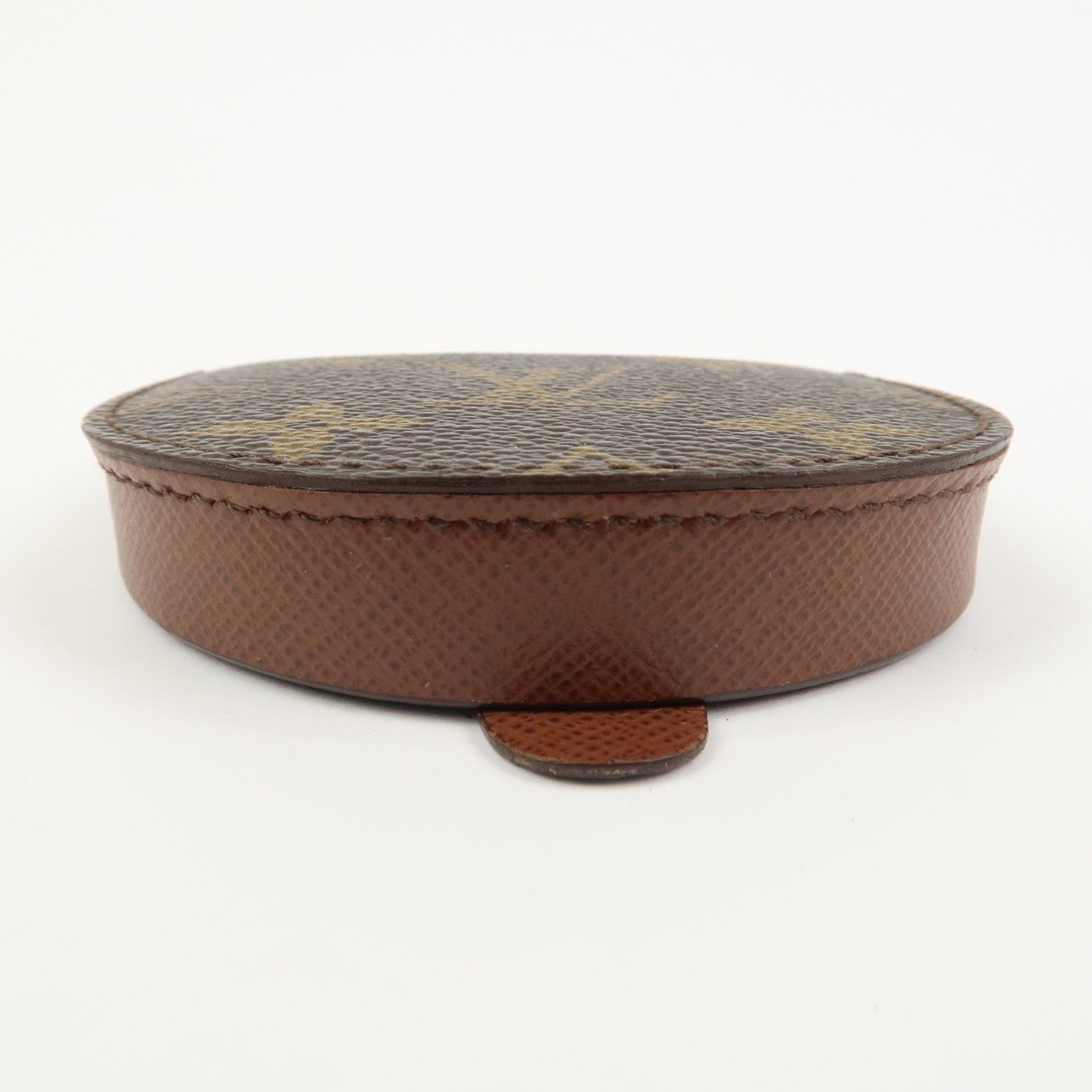 Louis Vuitton Monogram Portemonnaie Cuvette Coin Case Brown M61960