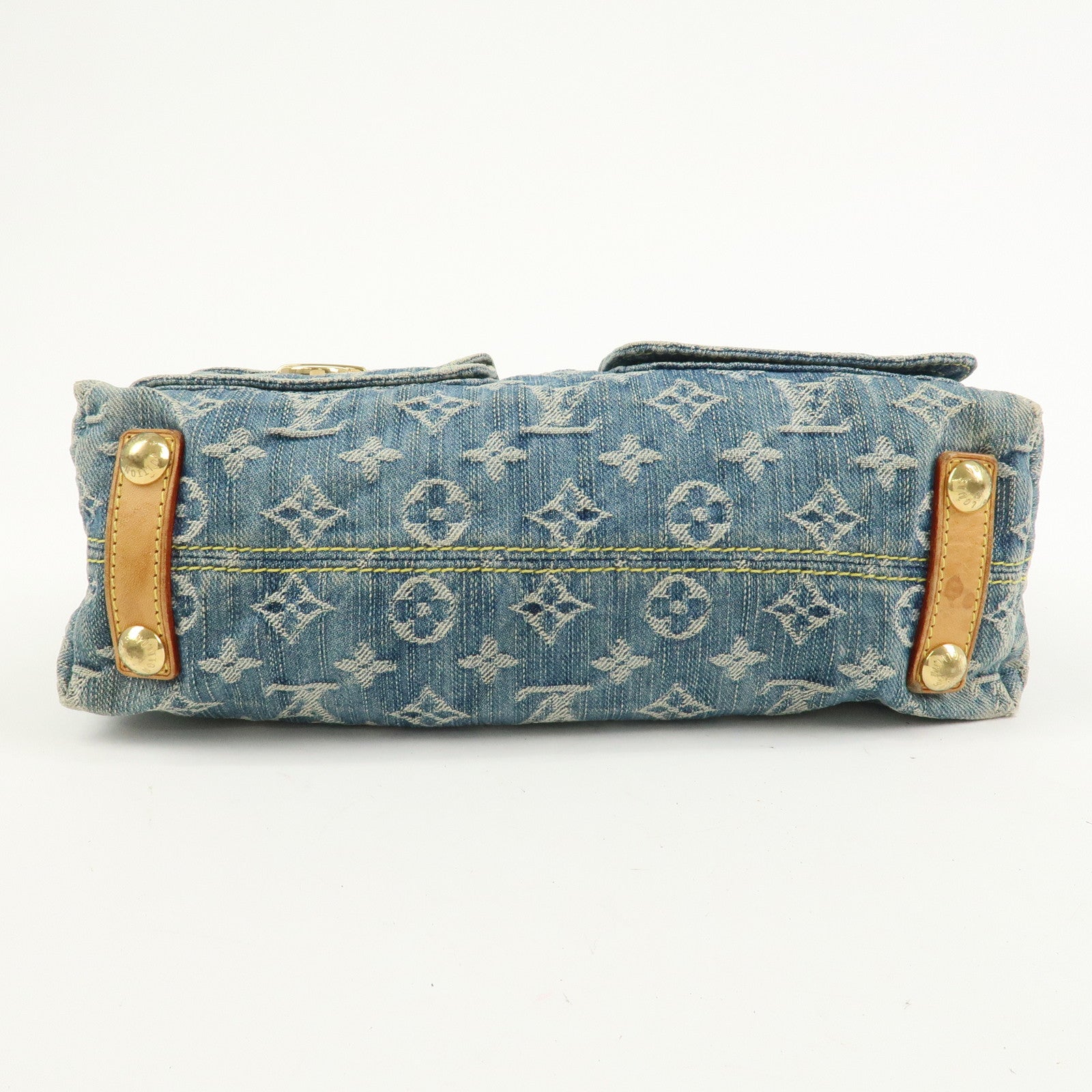 Louis Vuitton Monogram Denim Baggy PM 2Way Bag Shoulder Bag M95049