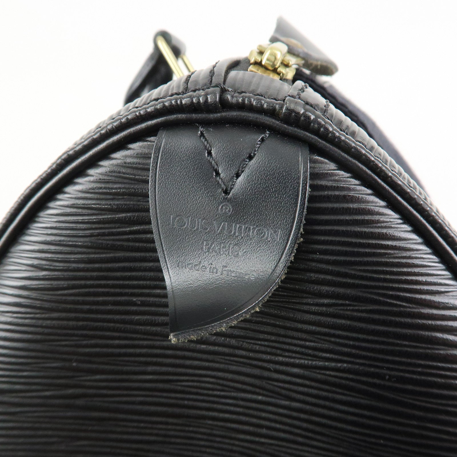 Louis Vuitton Epi Leather Speedy 25 Hand Bag Boston Bag Noir M59032
