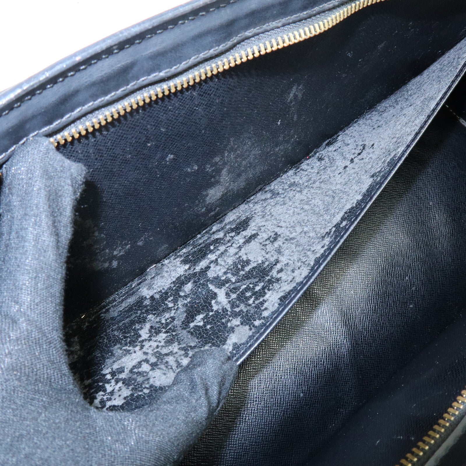 Louis Vuitton Epi Leather Sac Triangle Hand Bag Noir Black M52092