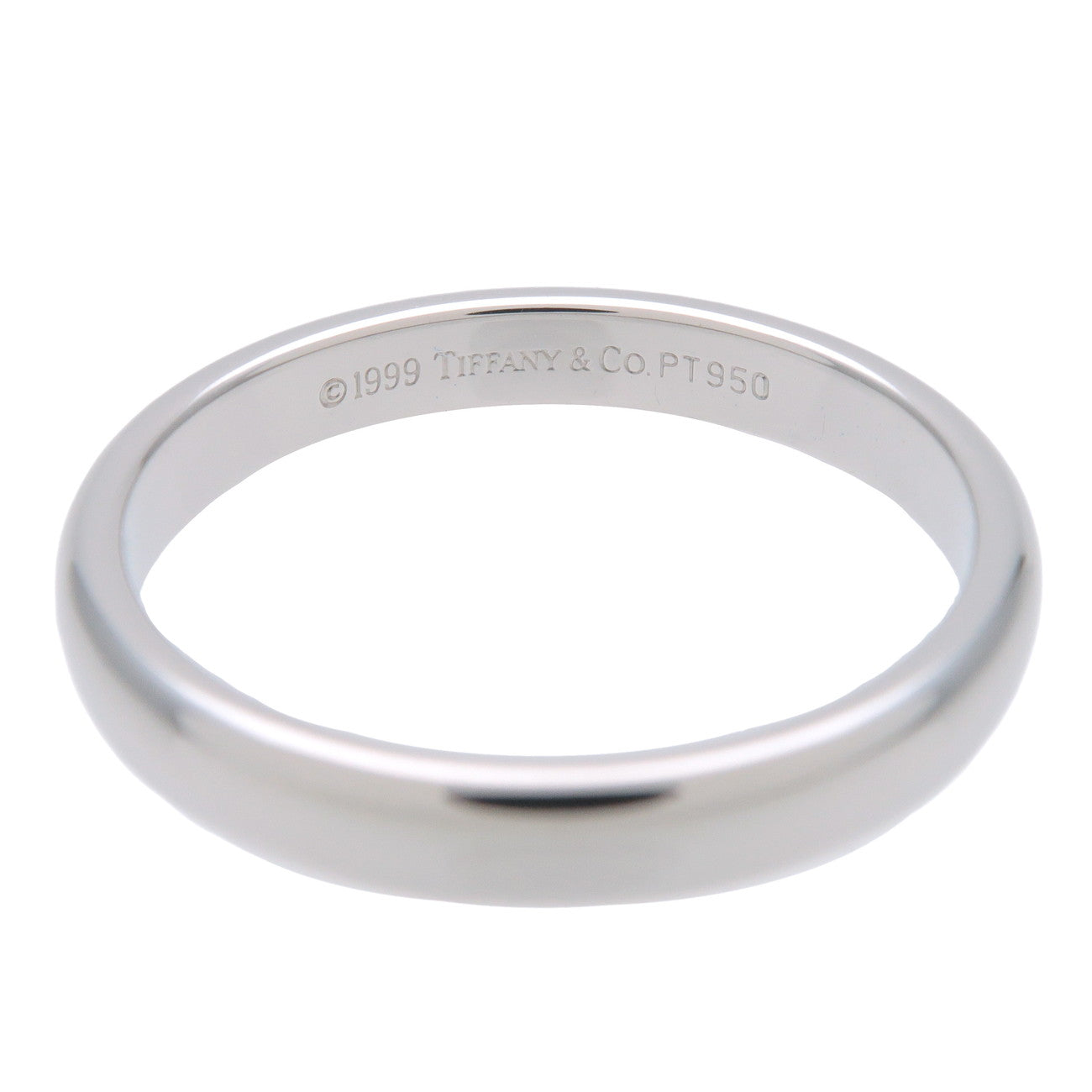 Tiffany & Co Classic Band Ring PT950 Platinum US7 EU54 HK15