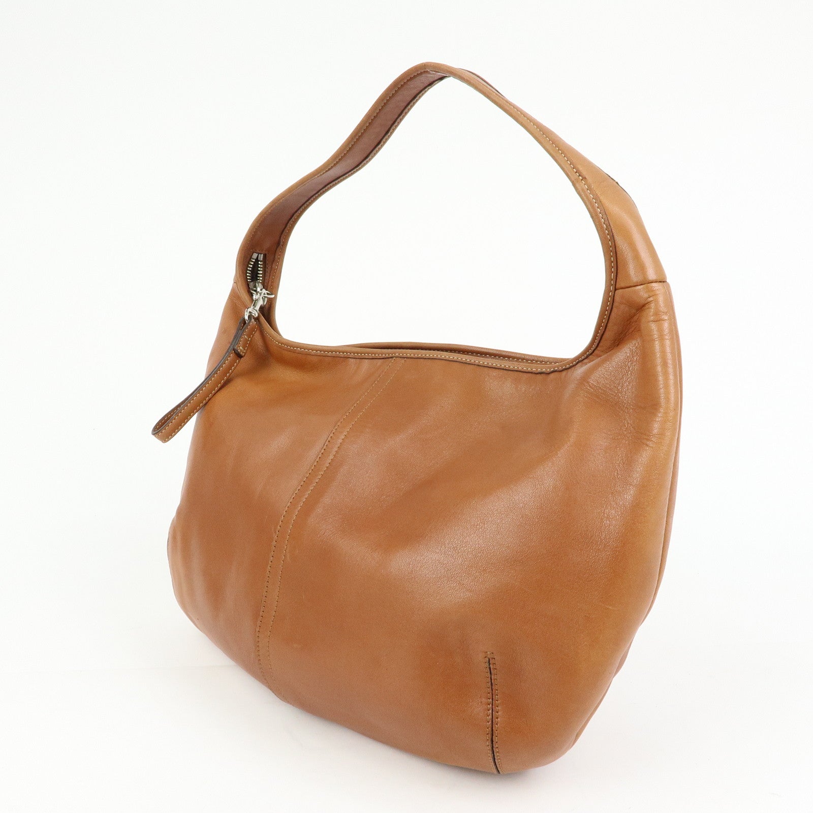 COACH Ergo Leather Shoulder Bag Hand Bag Camel