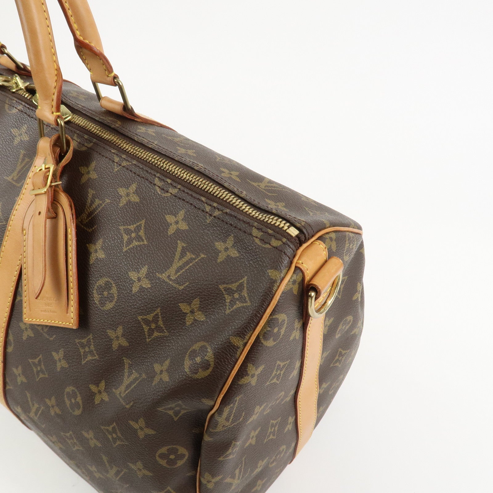 Louis Vuitton Monogram Keep All Bandouliere 50 Boston Bag M41416