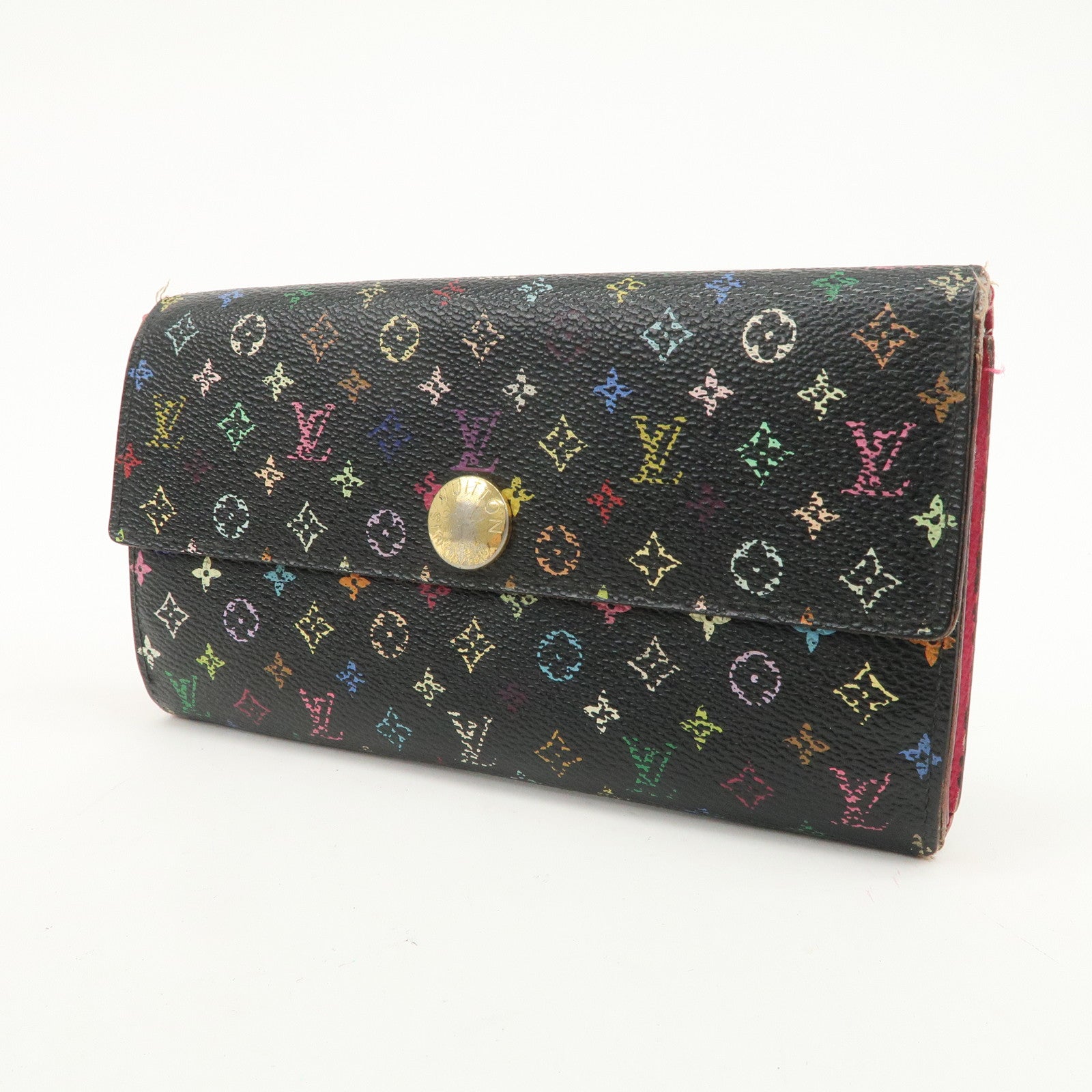 Louis Vuitton Monogram Multicolor Portefeuille Sarah Wallet M93747