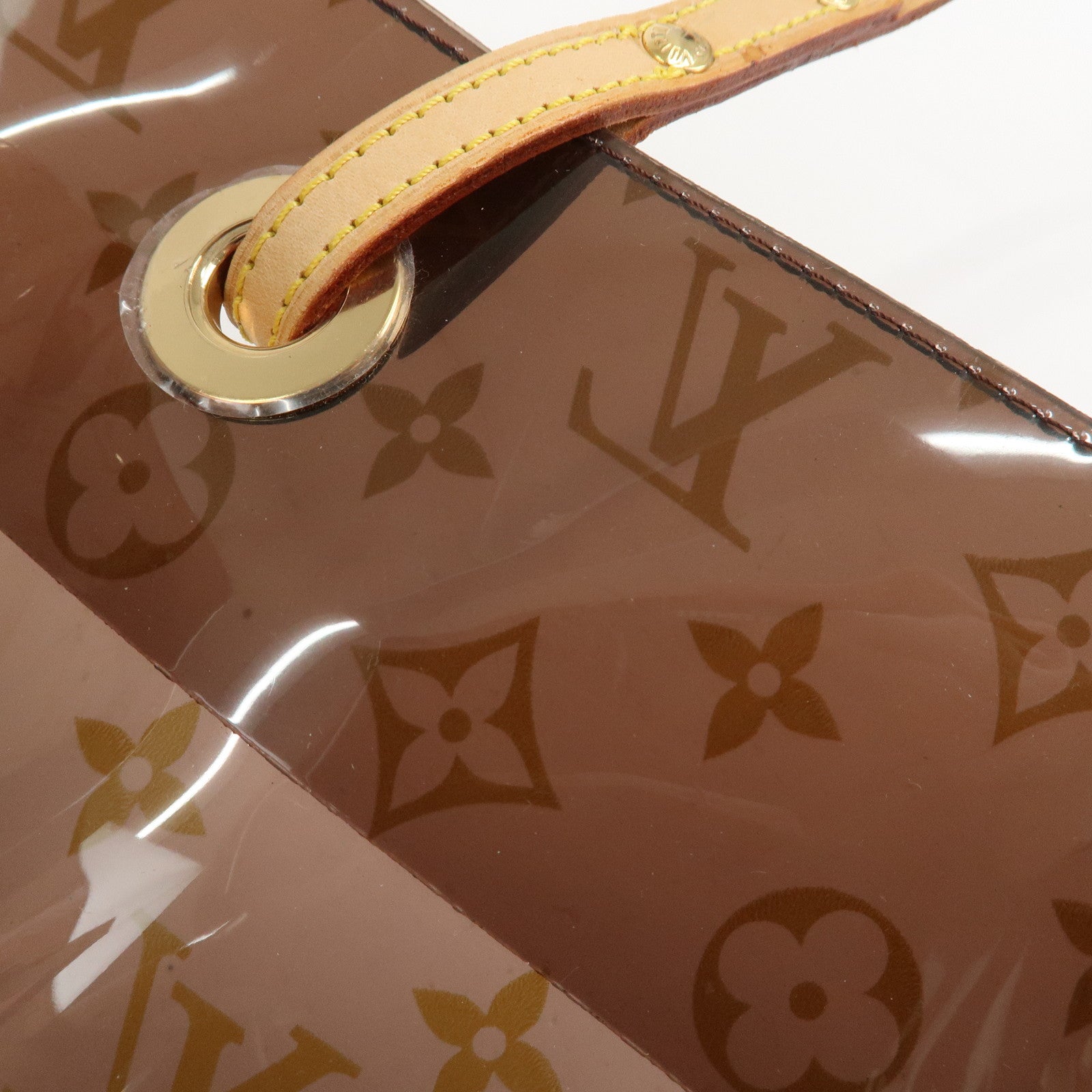 Louis Vuitton Monogram Cabas Cruise Vinyl Tote Bag Brown M50500