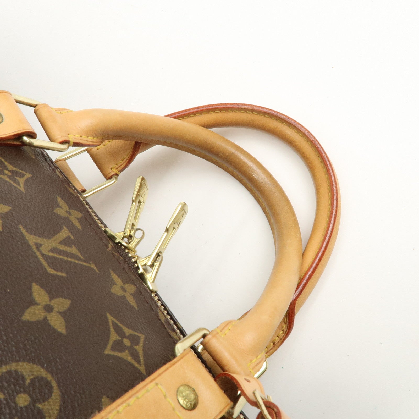 Louis Vuitton Monogram Keep All Bandouliere 55 Boston Bag M41414